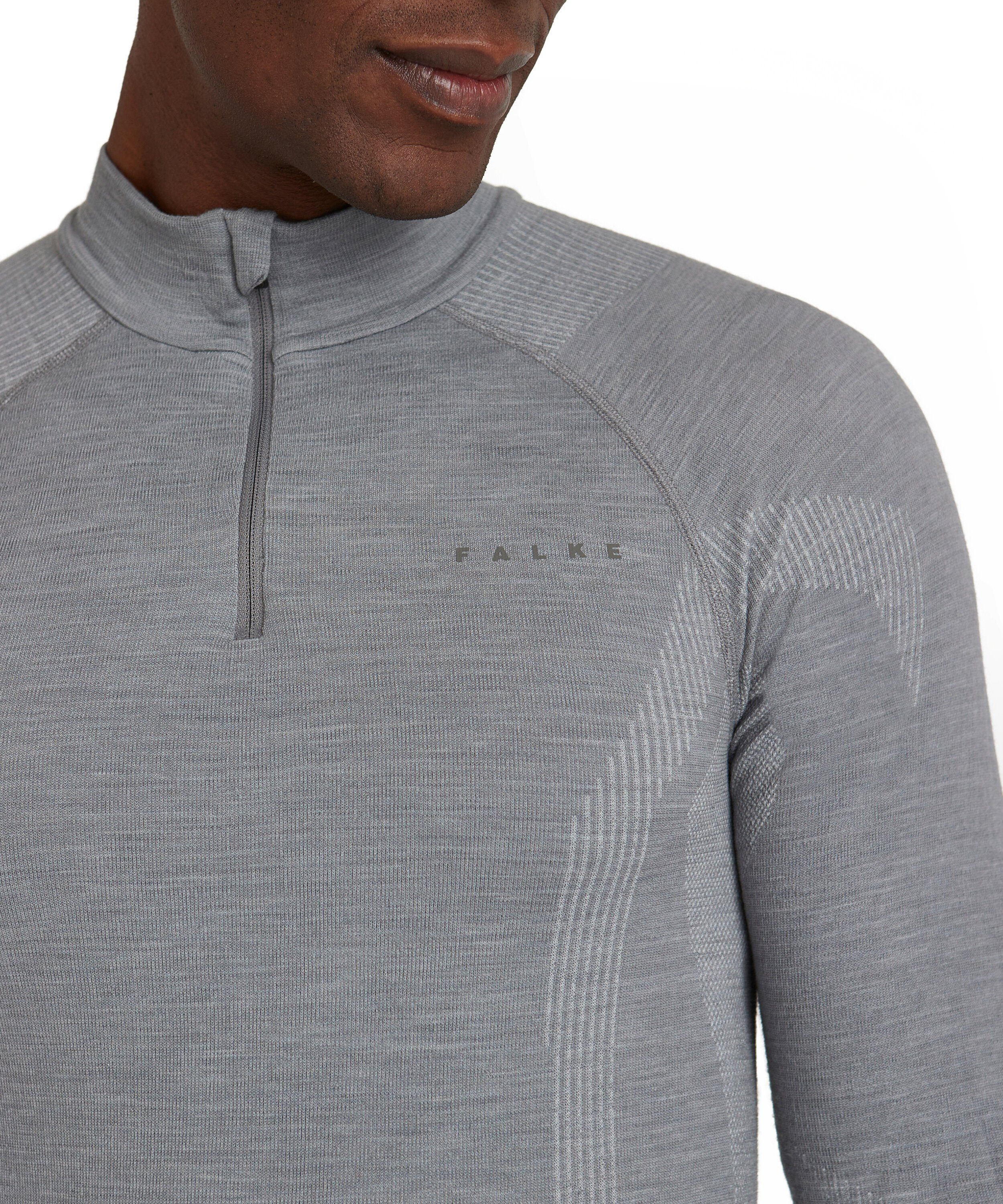FALKE Funktionsshirt FALKE Langarmshirt Wool-Tech (1-tlg., 1) aus Merinowolle für kalte bis sehr kalte Temperaturen