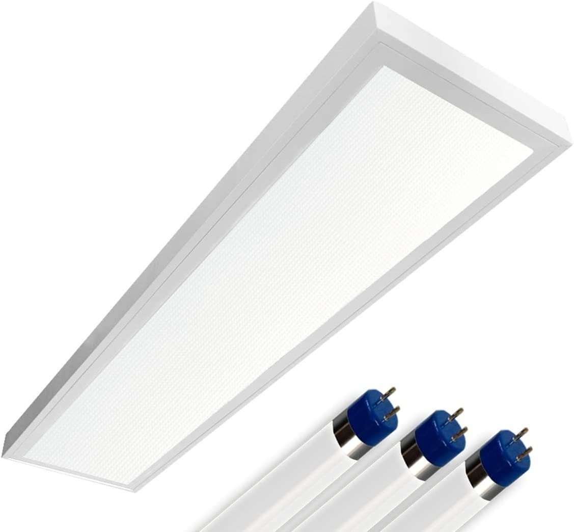 TEUTO Licht LED Deckenleuchte Deckenleuchte inkl. LED Röhren 54W, 3 120cm, LED 4000K,3-flammig