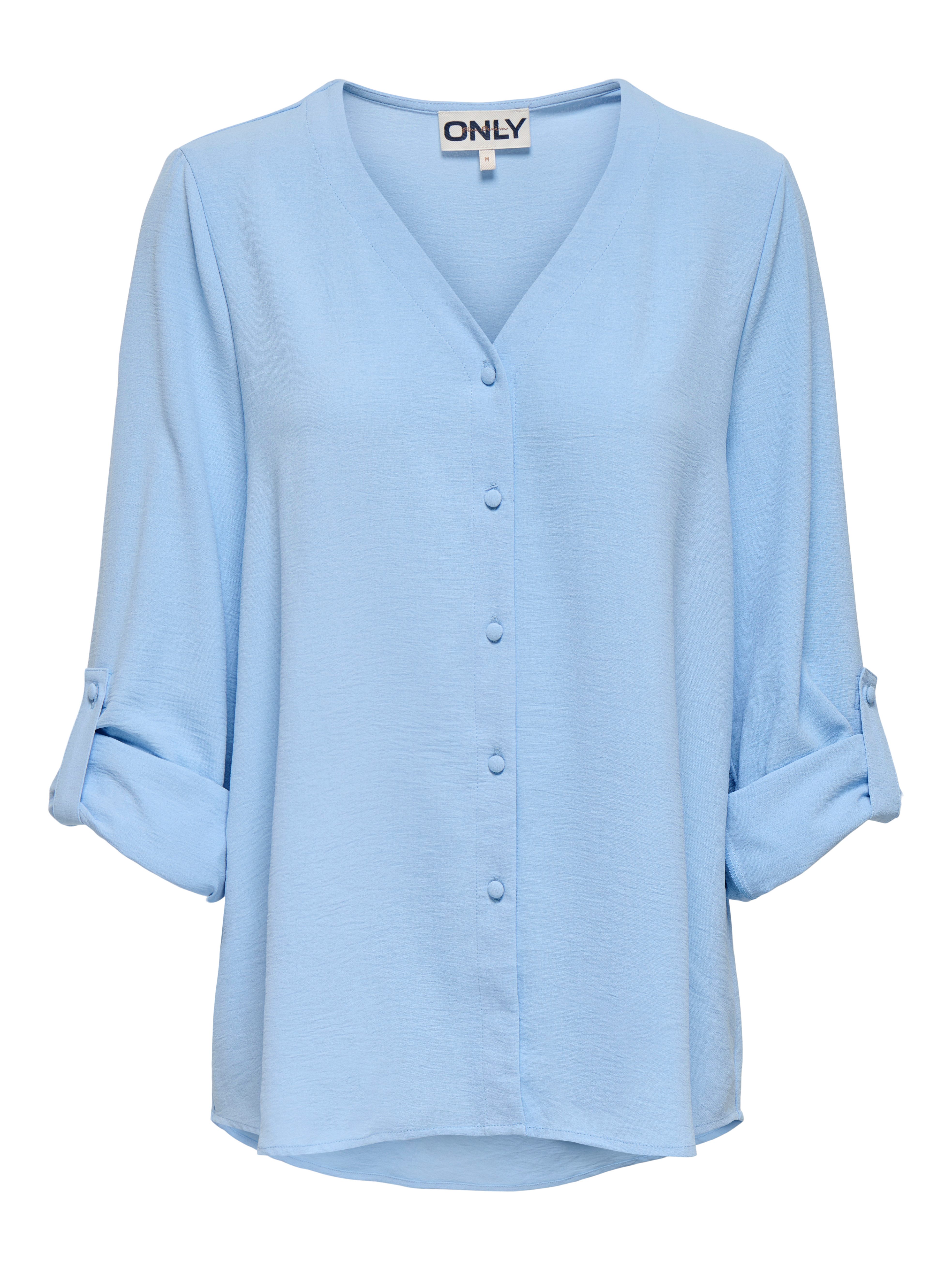 ONLY Shirtbluse ONLJANA METTE V-NECK LS SHIRT NOOS WVN