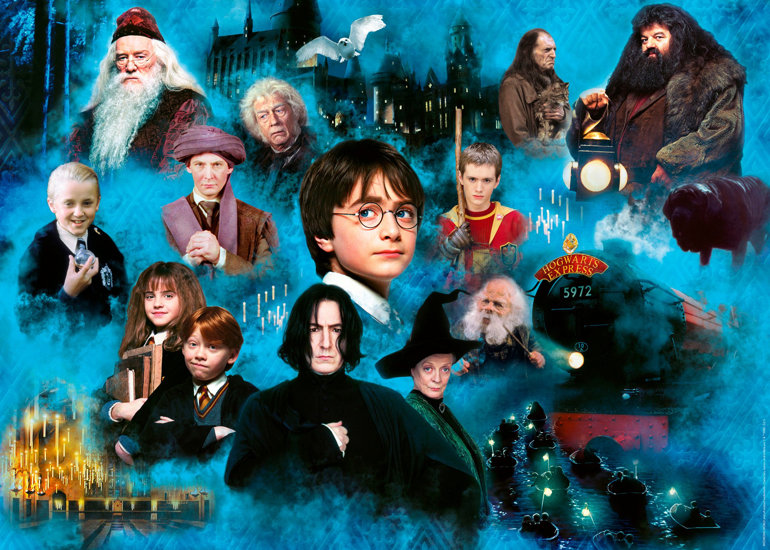 Ravensburger Puzzle Harry Potters magische Welt, 1000 Puzzleteile, Made in Germany