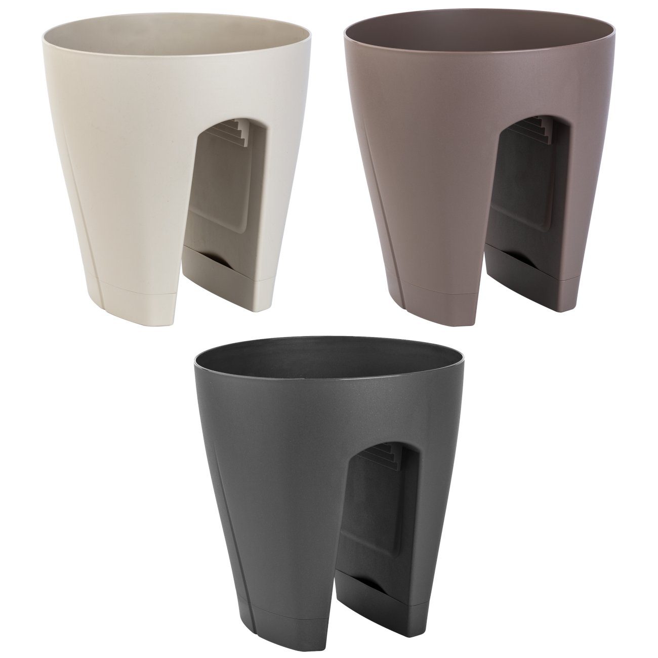 Sand, Braun, Anthrazit