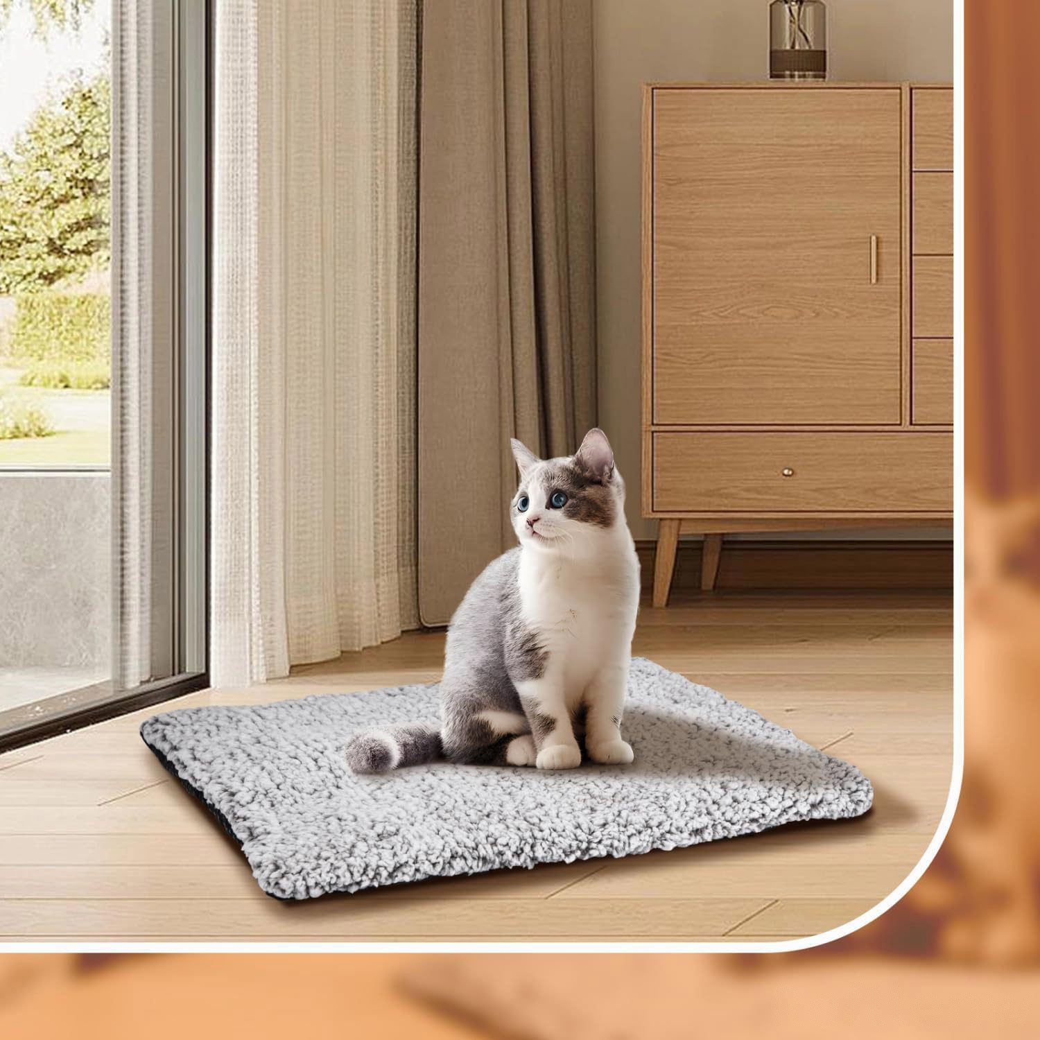 Refttenw Heizmatten Selbstheizende Decke Katze,Anti-Slip selbstwärmende günstig online kaufen