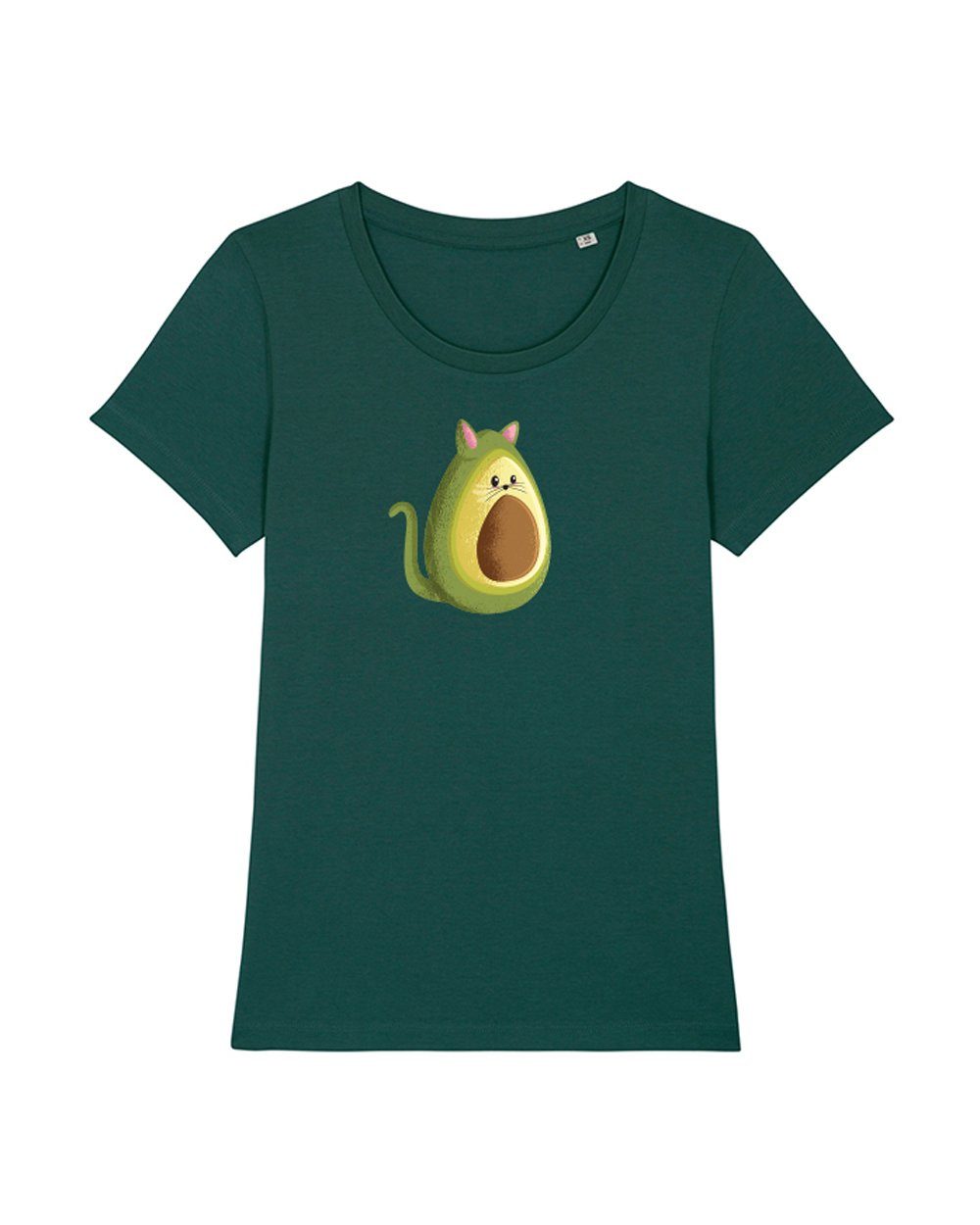 wat? Apparel Print-Shirt Avocato (1-tlg) glazed grün
