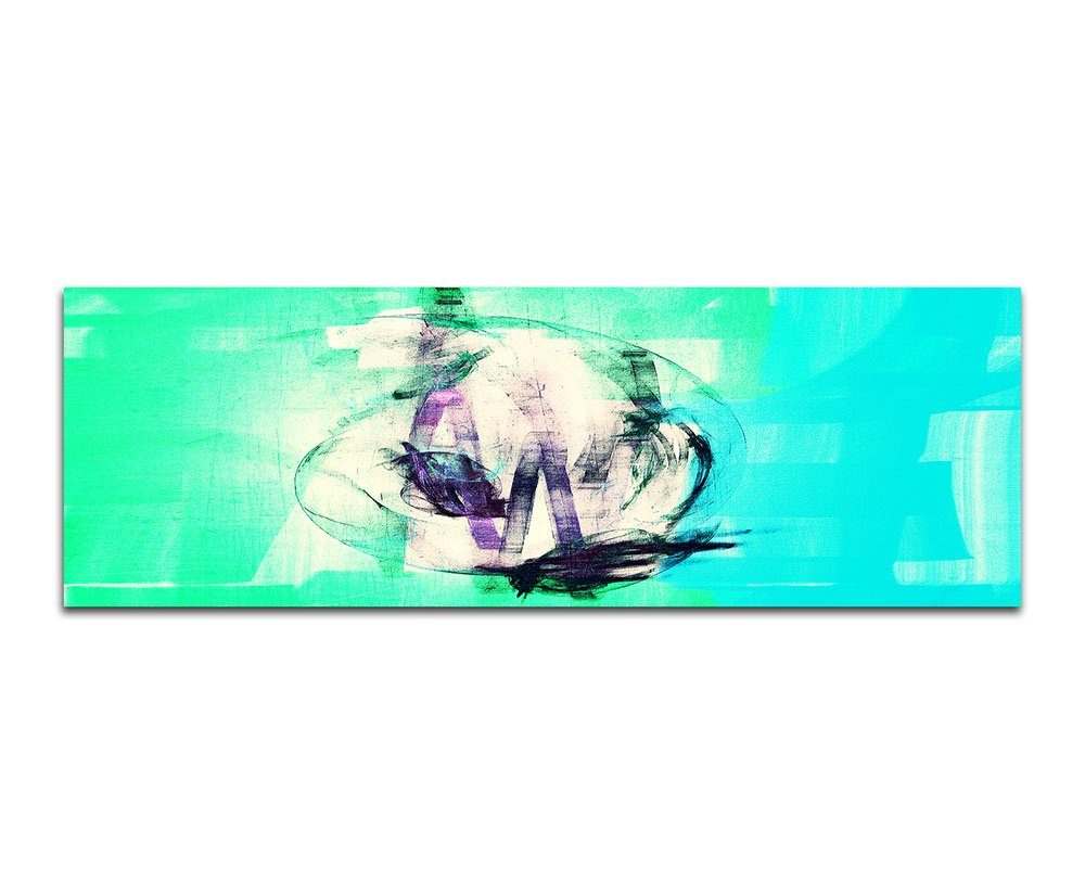 Paul Sinus Art Wandbild Meer Strand – Kunstdruck Auf Leinwand 150x50 Cm, Vintage-Stil Für Moderne Räume