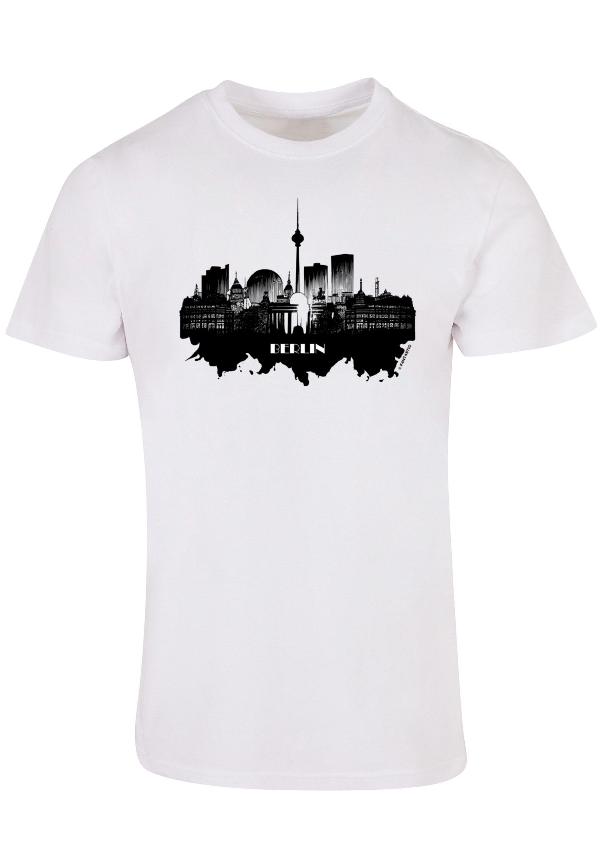 F4NT4STIC - weiß Print Collection T-Shirt Cities skyline Berlin