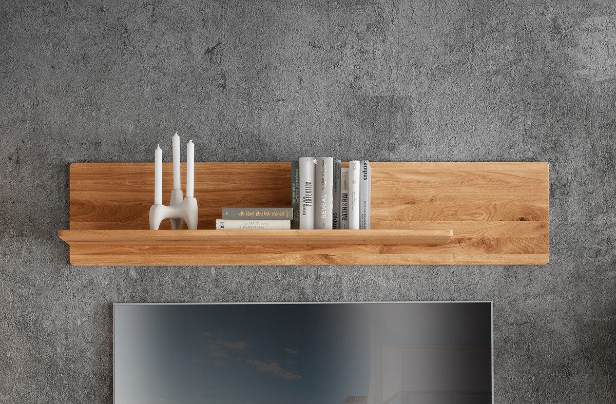 Main Möbel Hängeregal Wandboard 149cm "Belfast" Wildeiche massiv