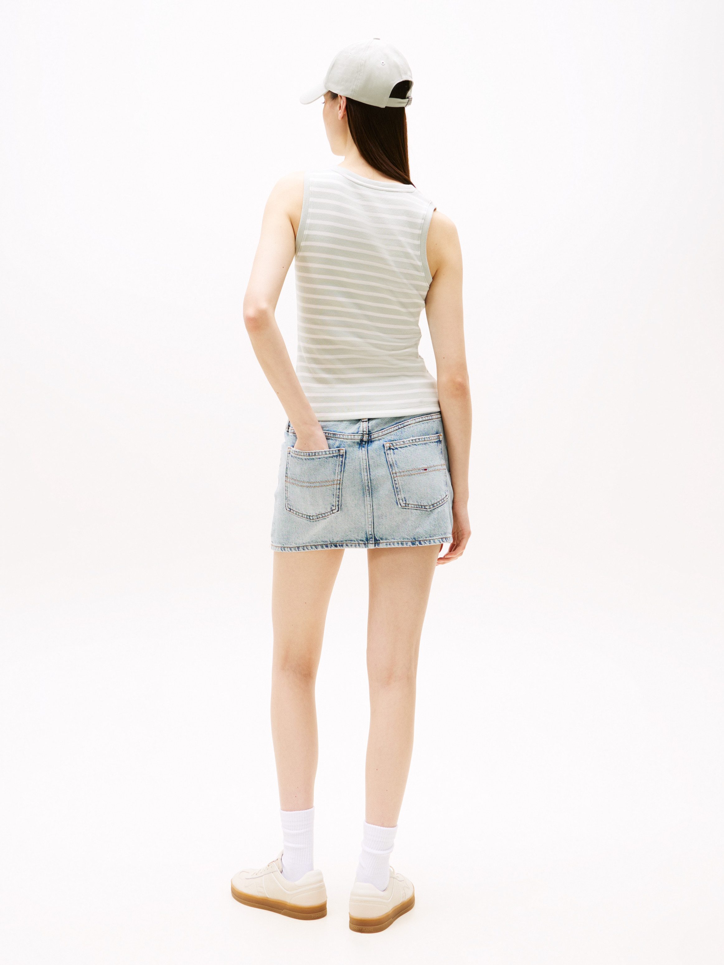 Tommy Jeans Tanktop TJW ESSENTIAL RIB TANK EXT mit gerippter Struktur