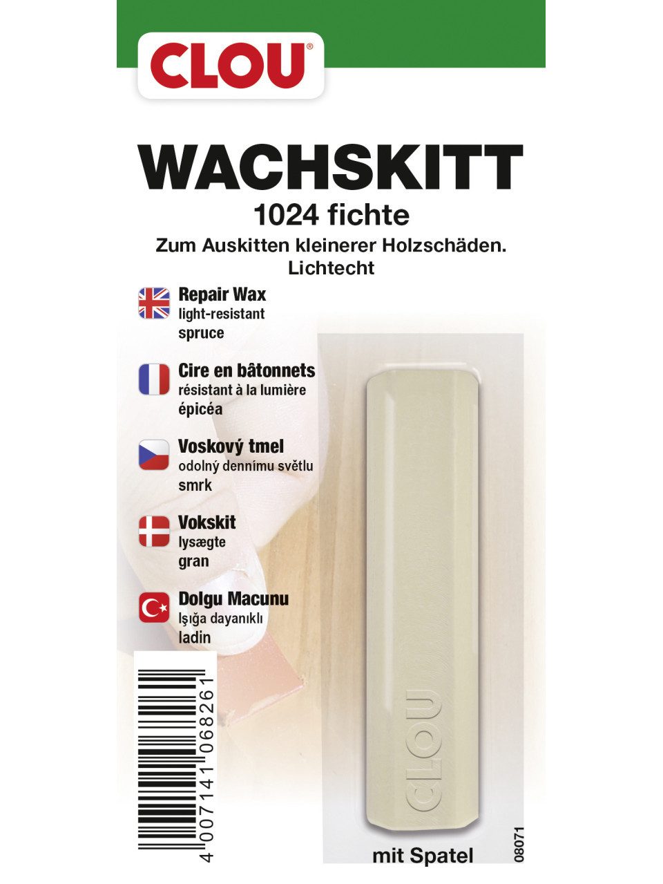 CLOU Holzlack Clou Wachskitt fichte