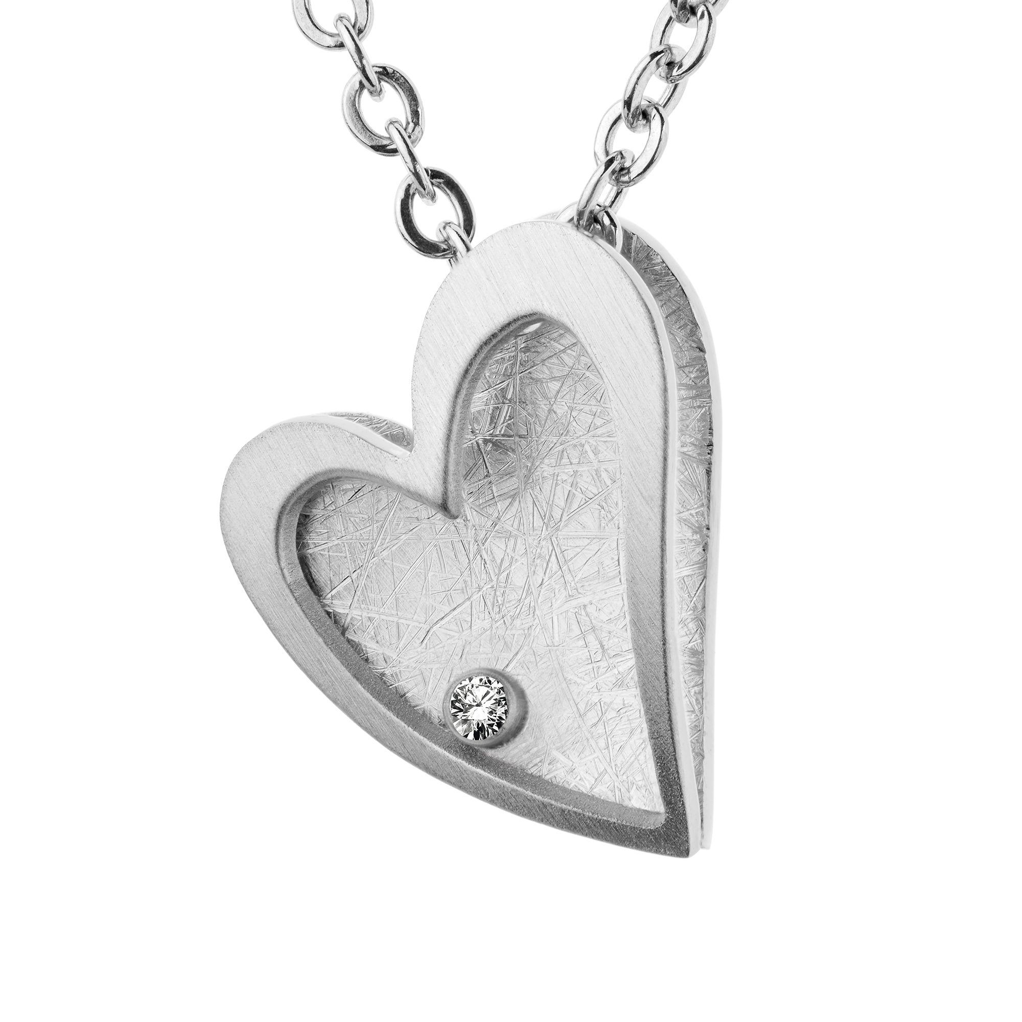 Kettenanhänger Anhänger Herz Edelstahl...