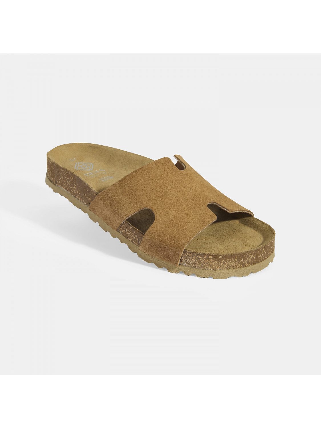 Desa Damen-Slipper – Obermaterial aus Wildleder, Lederfutter, flacher Absa Slipper