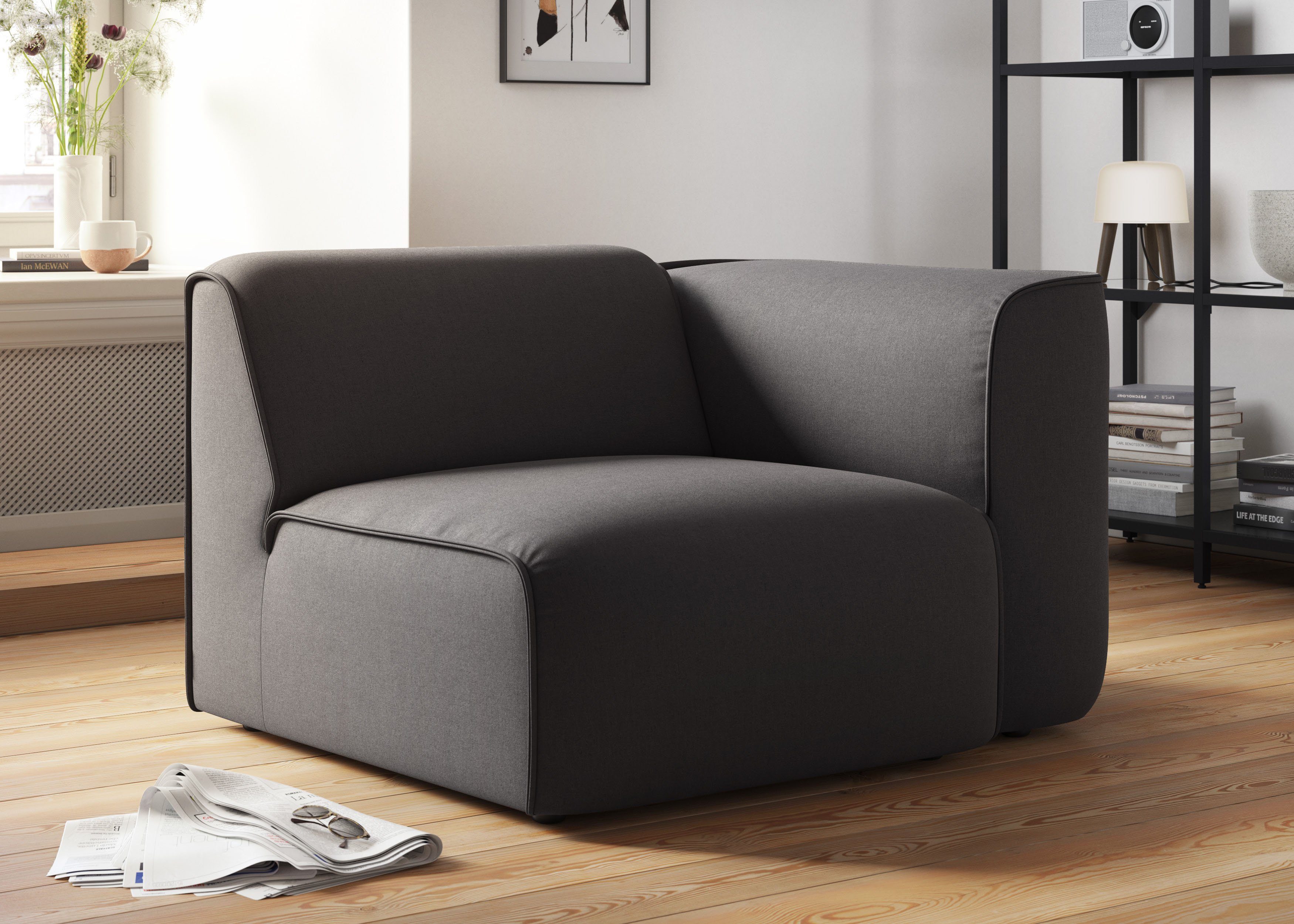 RAUM.ID Sessel Merid Sofa-Eckelement, Maße B/T/H: günstig online kaufen