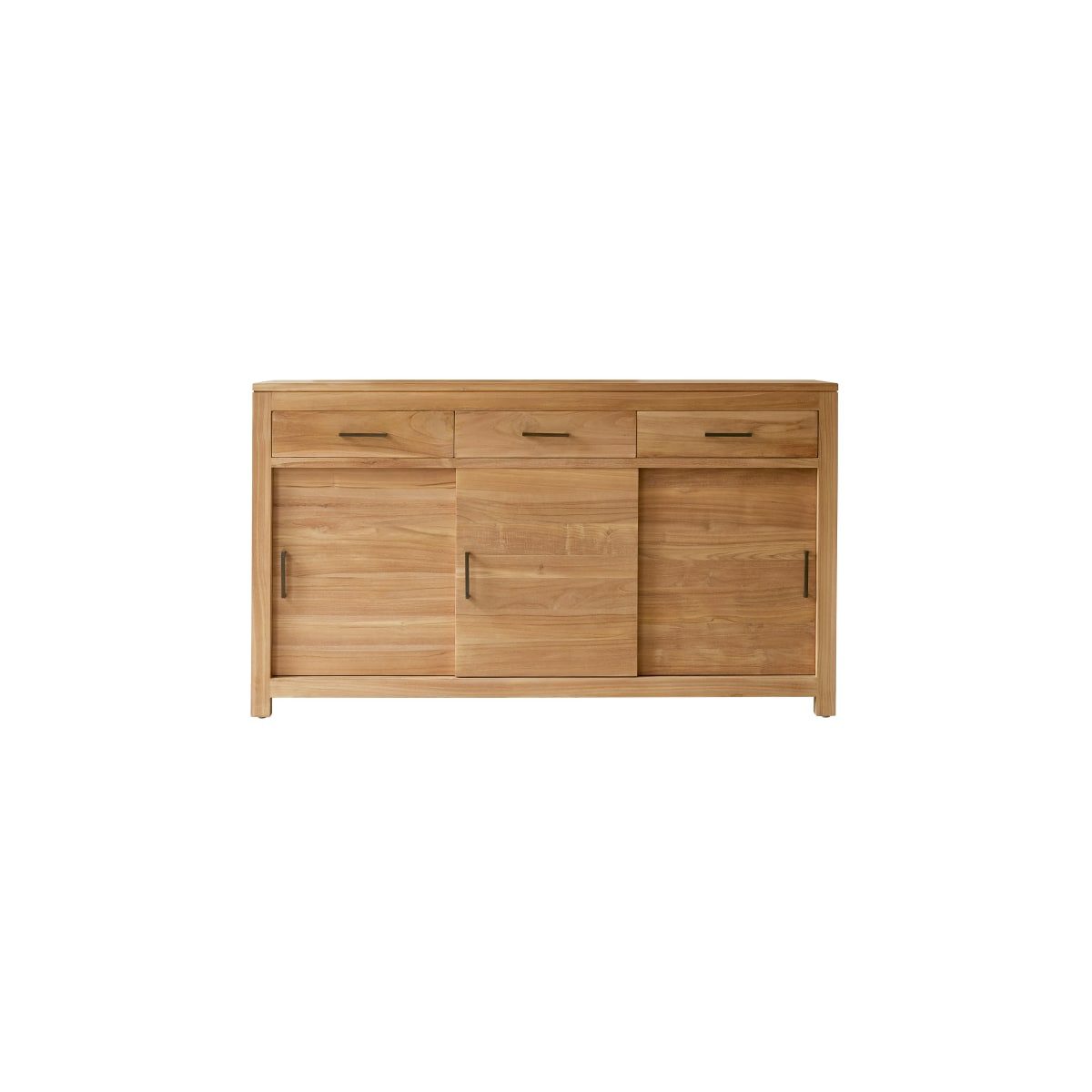 Tikamoon Sideboard Buffet aus Teak 150 cm Sideboard Lowboard Highboard Massivholz