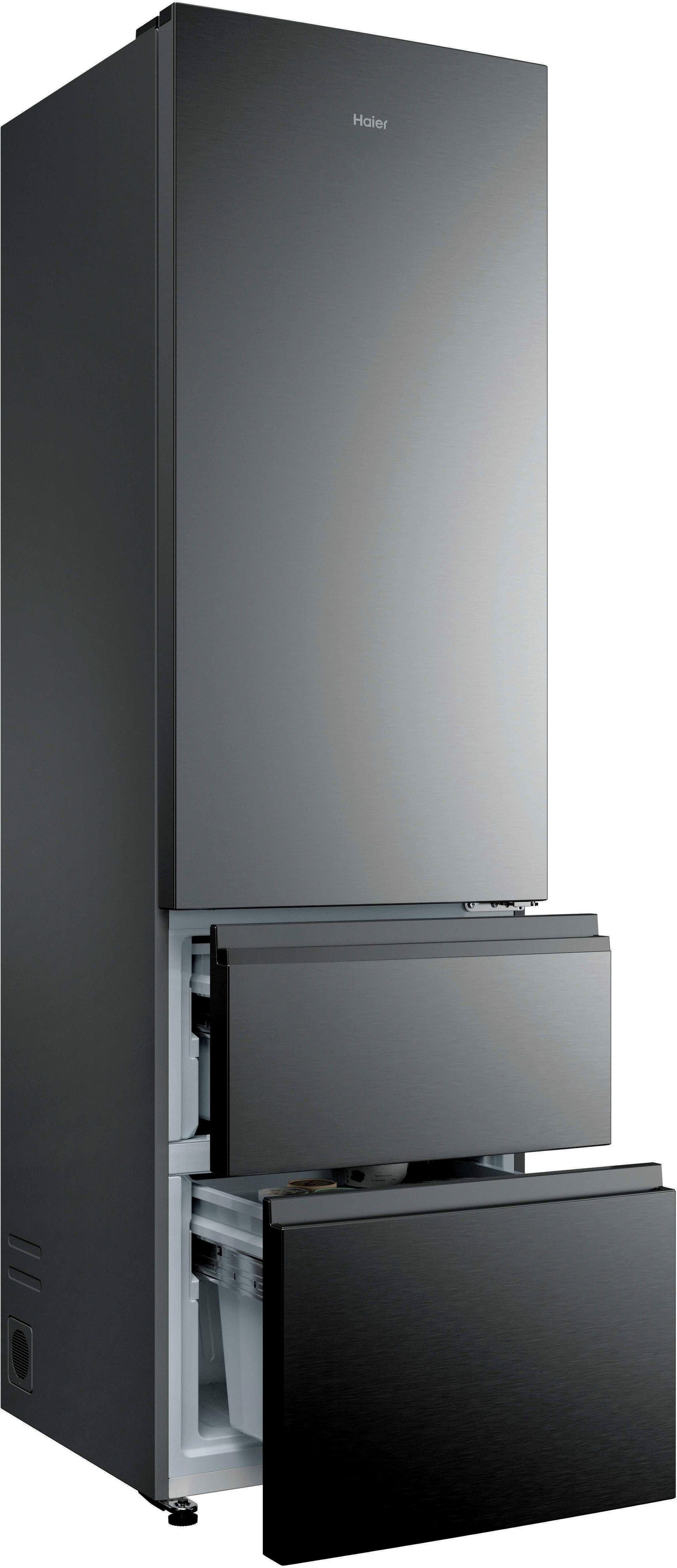Haier Kühl-/Gefrierkombination Combi 3D 60 HTR3620CNMP, 205 cm hoch, 59,5 cm breit, Easy Access-Gefrierschubladen: Alles schnell gefunden