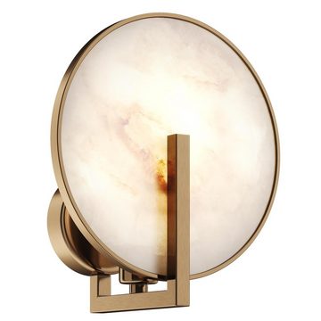 click-licht Wandleuchte Wandleuchte Marmo in Gold-matt und Marmor E14, keine Angabe, Leuchtmittel enthalten: Nein, warmweiss, Wandleuchte, Wandlampe, Wandlicht