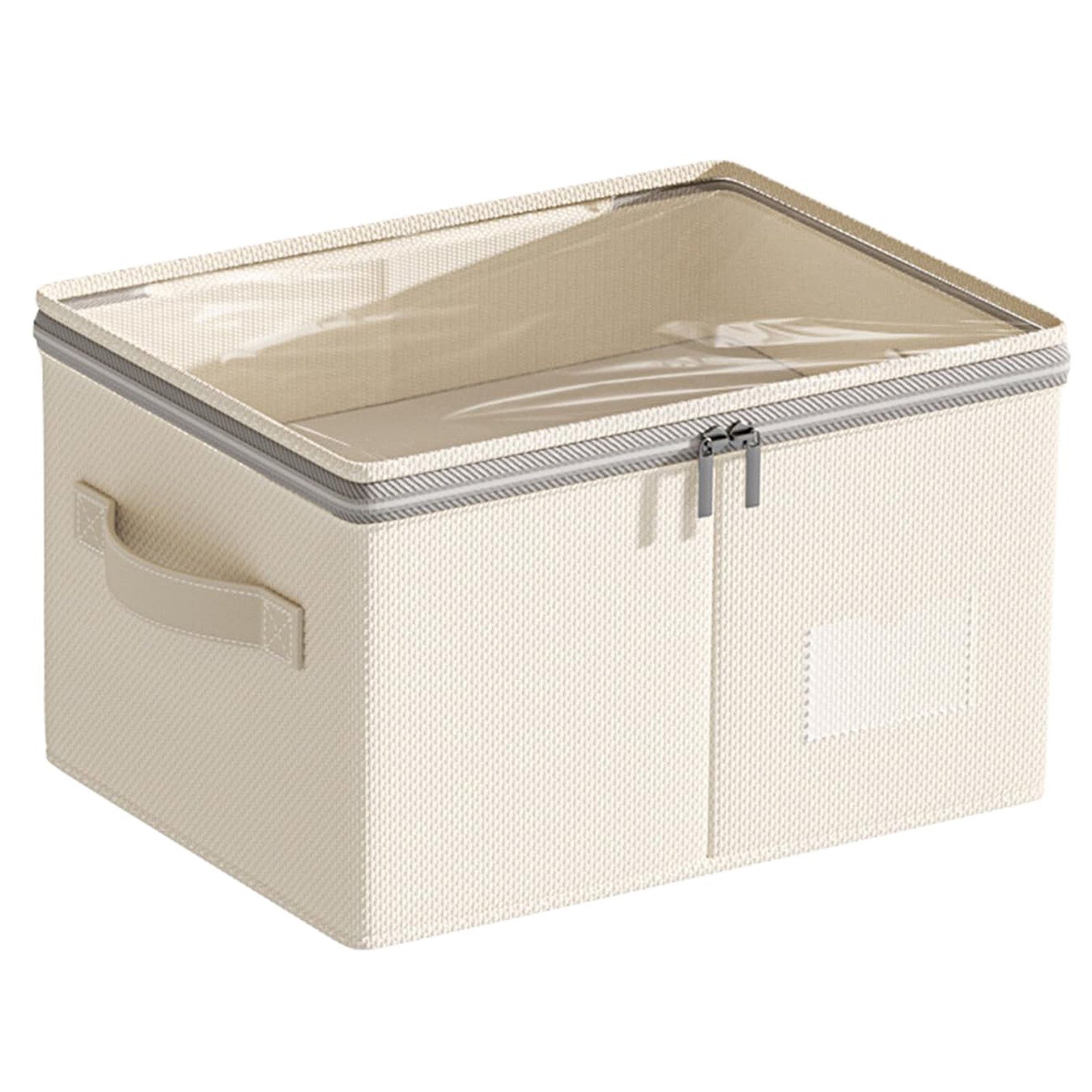 Coonoor Aufbewahrungsbox Aufbewahrungsbox aus Baumwoll-Leinen mit transpare günstig online kaufen
