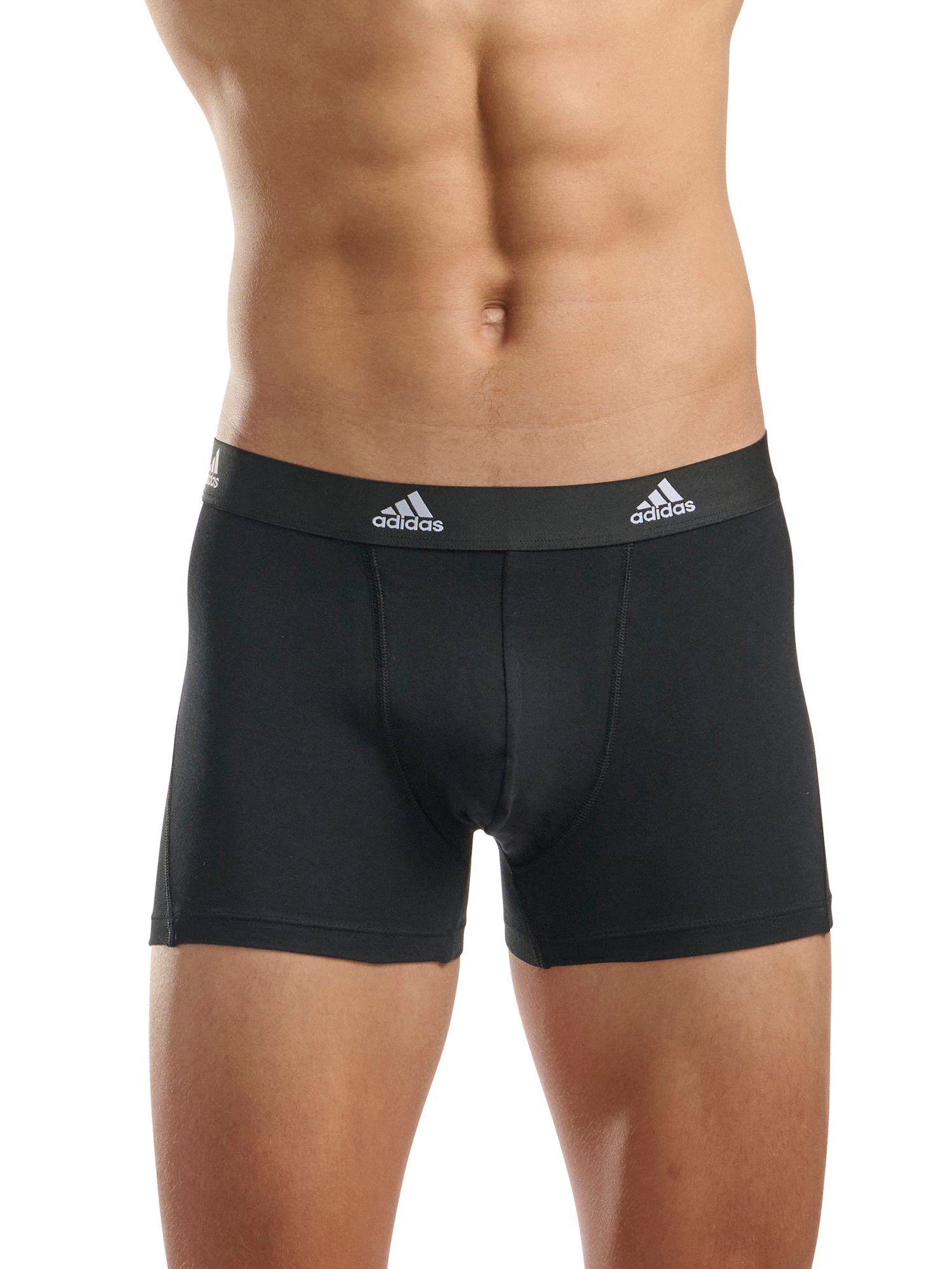 grün-schwarz (3-St) BASIC Sportswear Trunk männer herren unterhose adidas