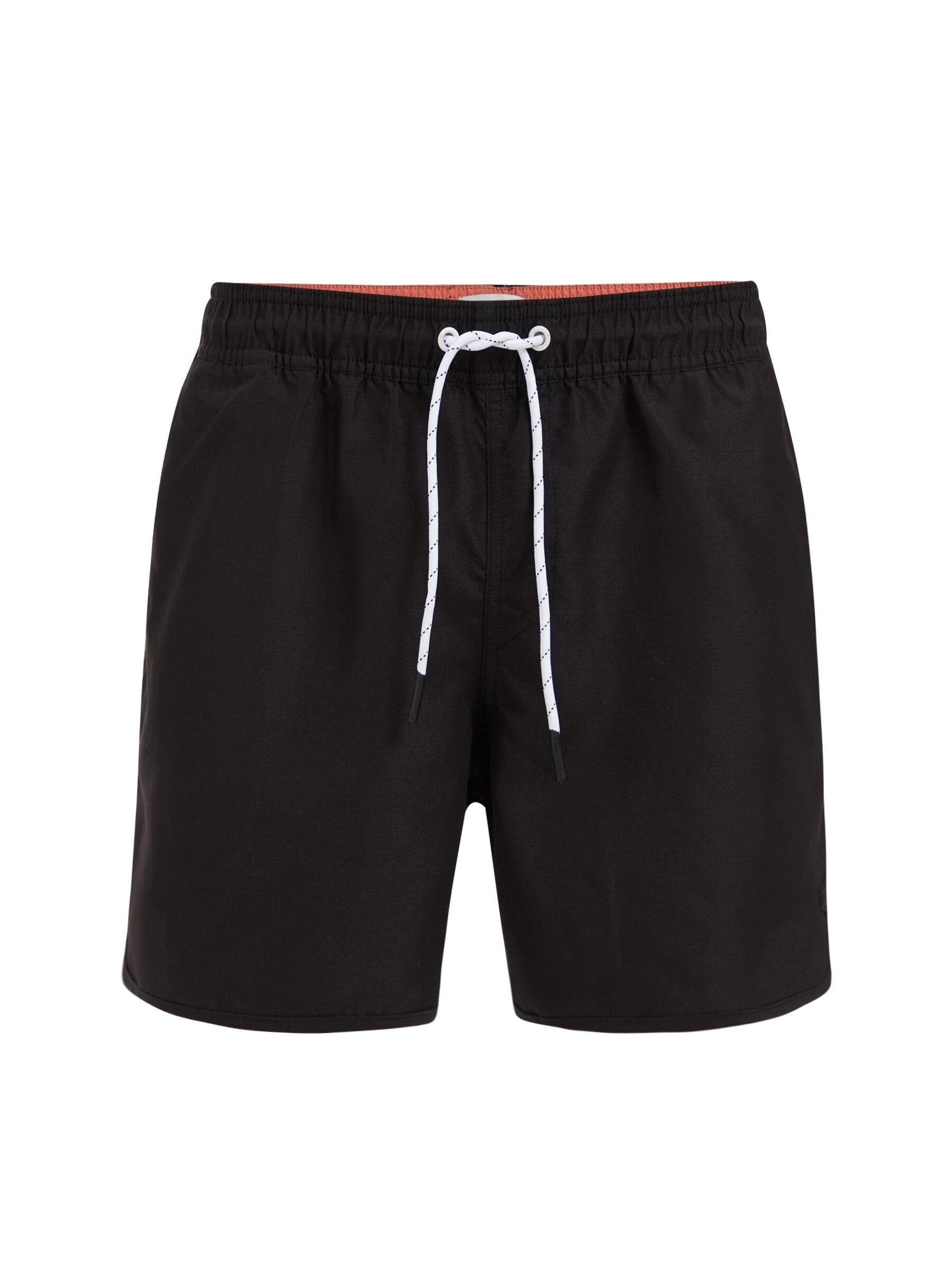 WE Fashion Badehose Schwarz