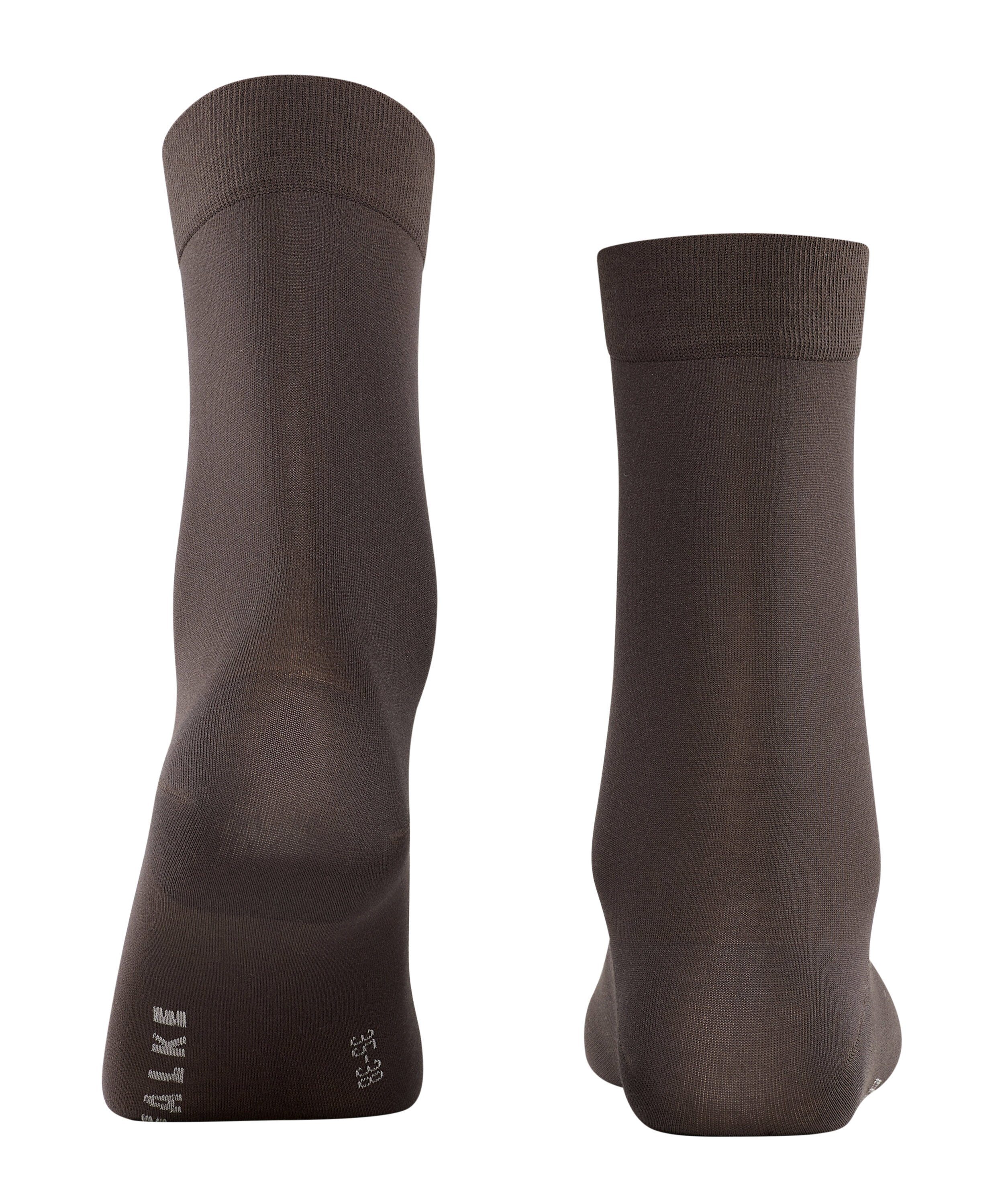 Cotton (5239) dark Touch Socken (1-Paar) FALKE brown