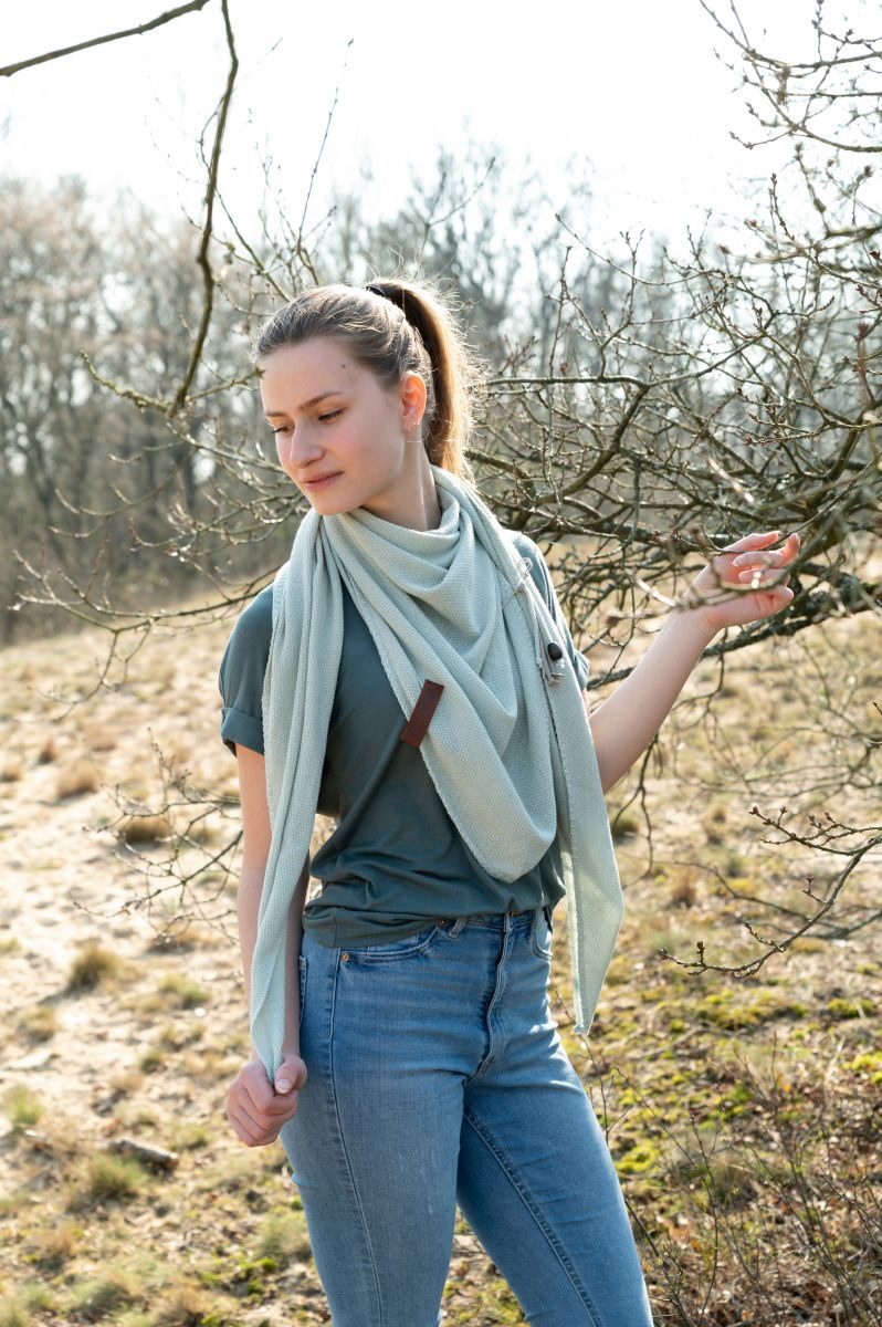 Knit Factory Brosche Brosche Iced Green (1-tlg), brosche Anstecker günstig online kaufen