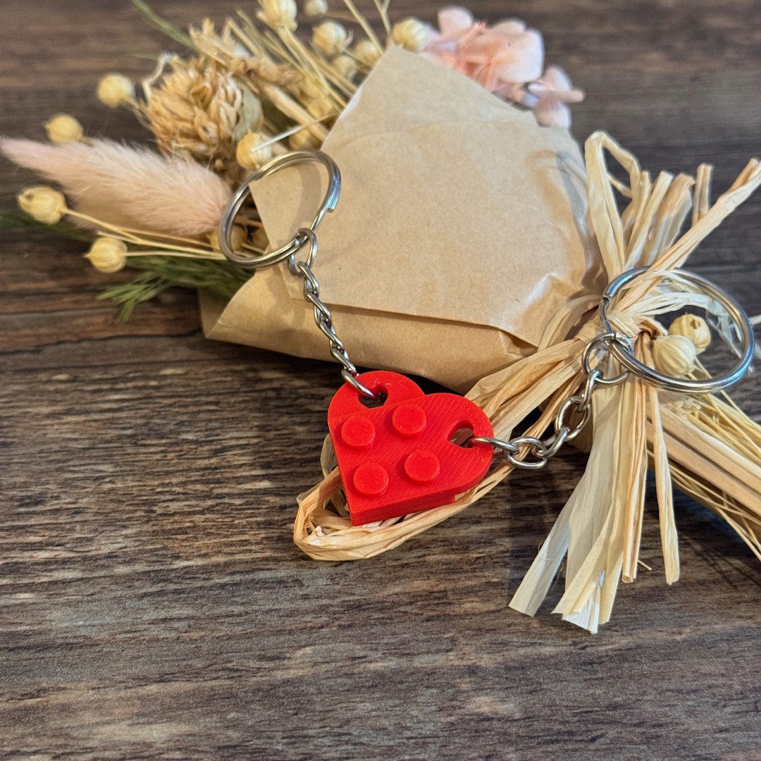 UDINGO Schlüsselanhänger Herz-Anhänger 2er Set günstig online kaufen