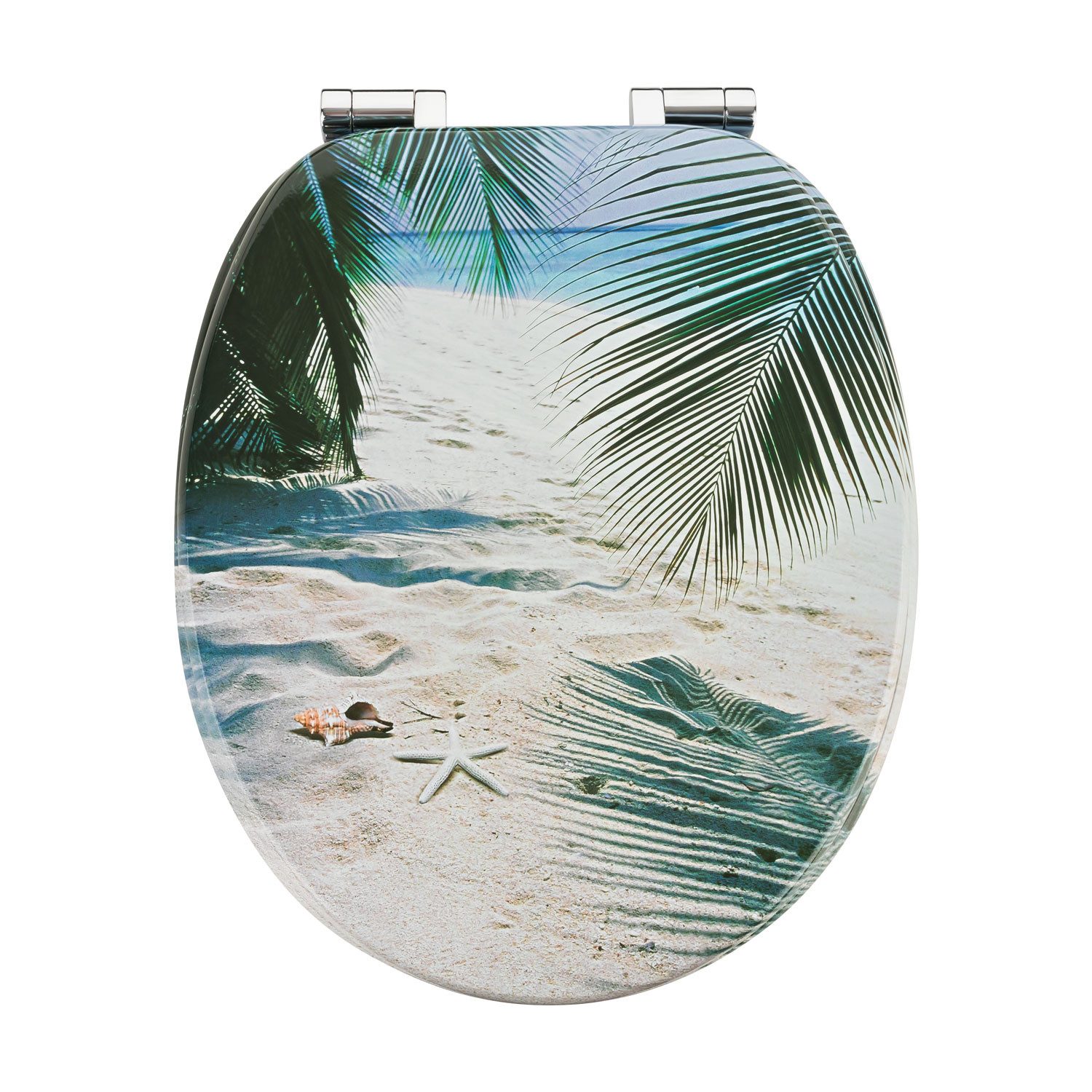 flexilife WC-Sitz Premium MDF Toilettensitz mit Absenkautomatik in verschiedenen Designs