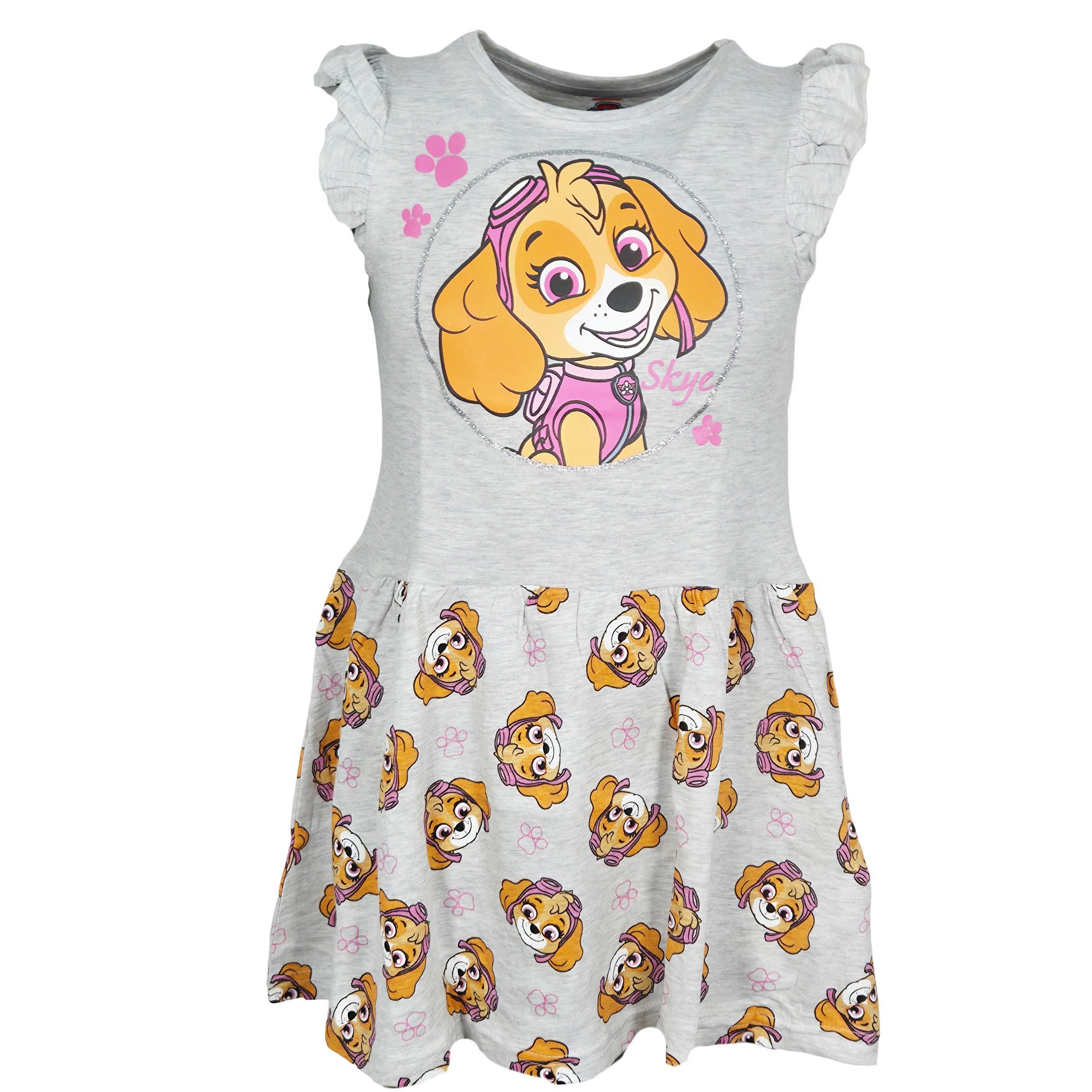 PAW PATROL Sommerkleid Paw Patrol Skye Kinder Mädchen Sommerkleid Kleid Gr. 98 bis 128
