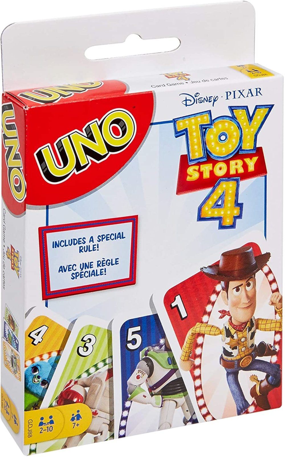 Mattel® Spiel UNO Toy Story 4 Kartenspiel, Kartenspiel