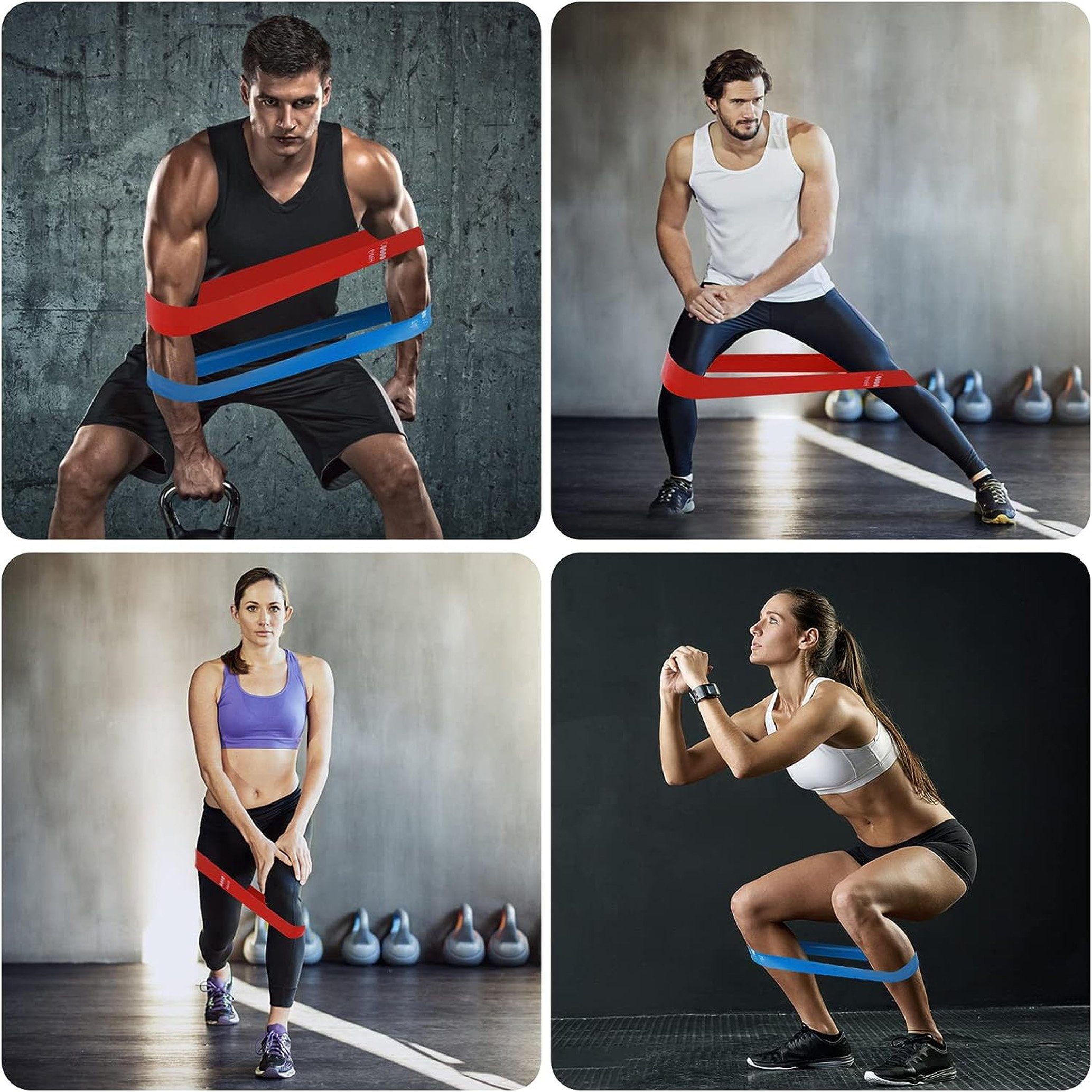GOLDEN Trainingsbänder Fitnessband Hüftbänder Übungsband Sportband Widerstandsbänder Training