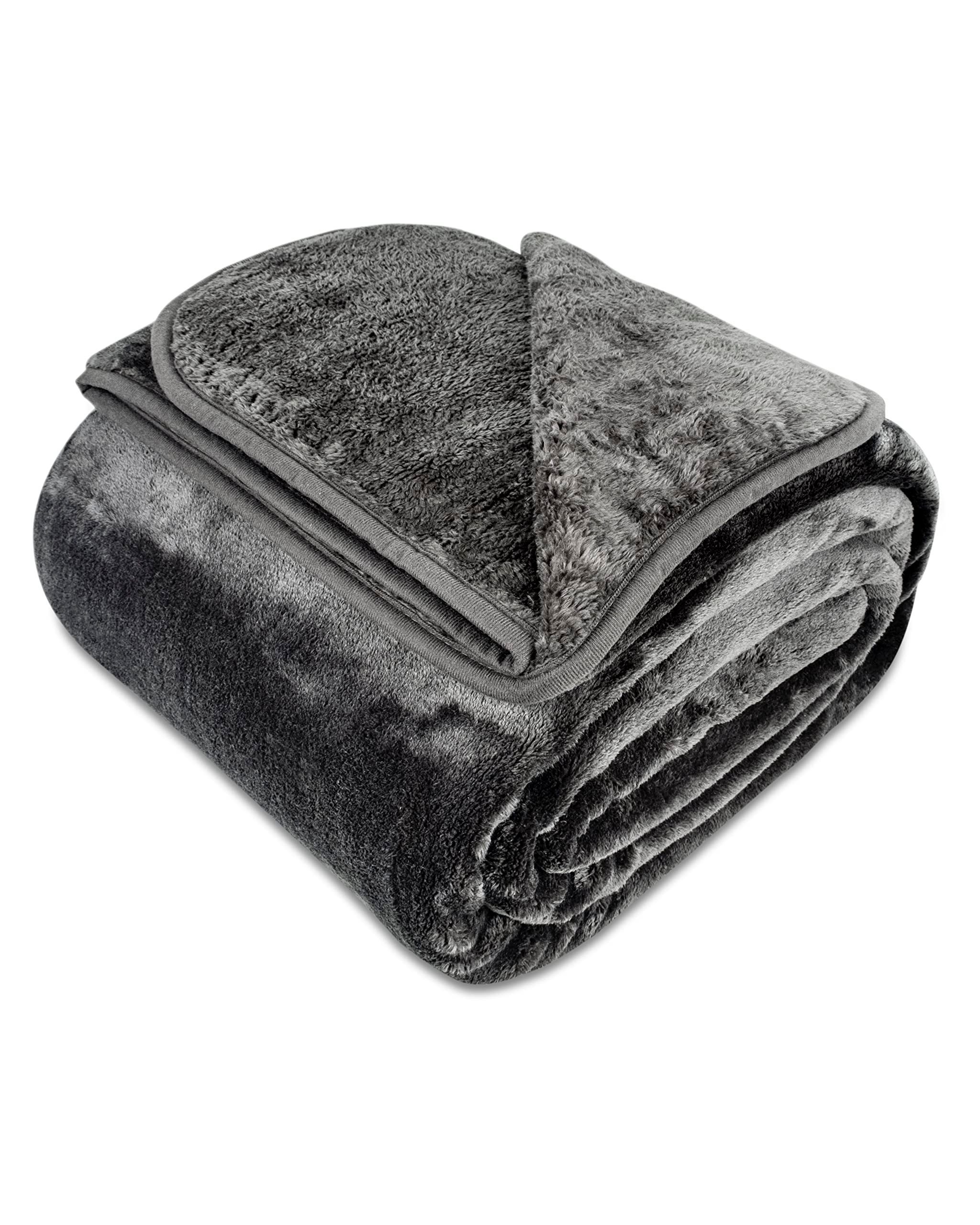 Wohndecke Cashmere-Feeling Kuscheldecke super weich & flauschig – Fleecedecke, Gräfenstayn, dicke & warme Sofadecke, Wohndecke & Tagesdecke - Überwurf Sofa, Couch