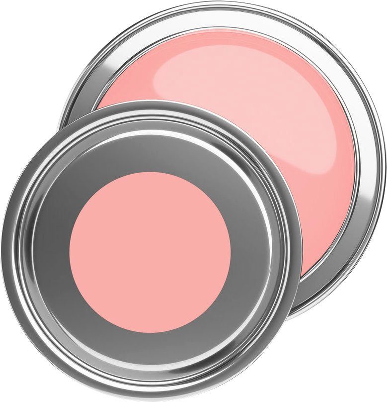 A.S. Création Wandfarbe Premium Flur für Schlafzimmer, pink, Innenwandfarbe Küche, c2028 peachy ideal pink Tuchmatt Farbwelt PURO Pink Wohnzimmer, und peachy