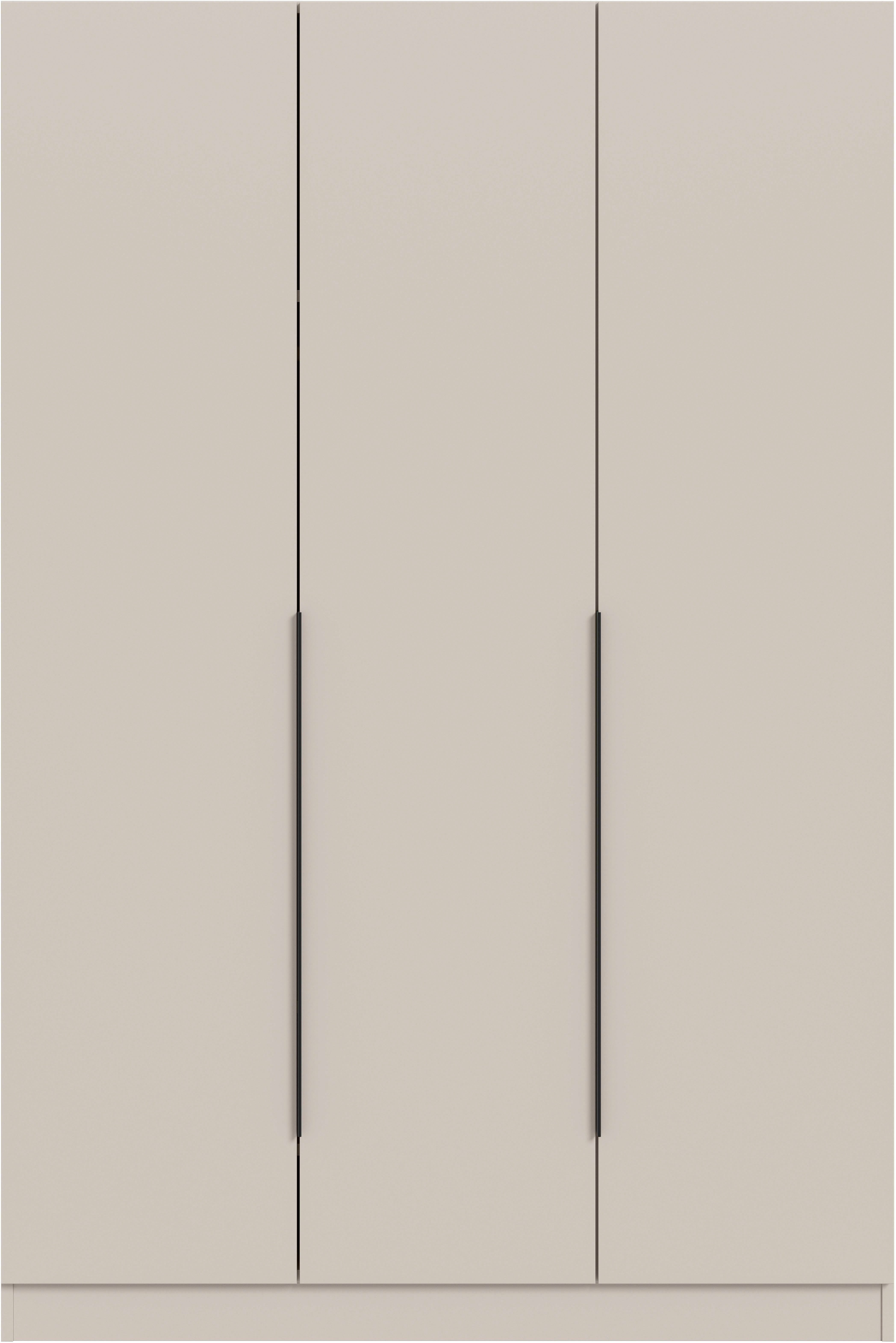 Home affaire Kleiderschrank Skarde Schlafzimmerschrank, Garderobe, Schrank (Otto Bestseller Garderobe Schlafzimmerschrank) Breite: 120 cm, kashmir, Kleiderstange 4 Böden