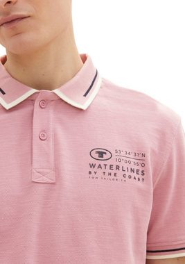 TOM TAILOR Poloshirt mit Logoschriftzug