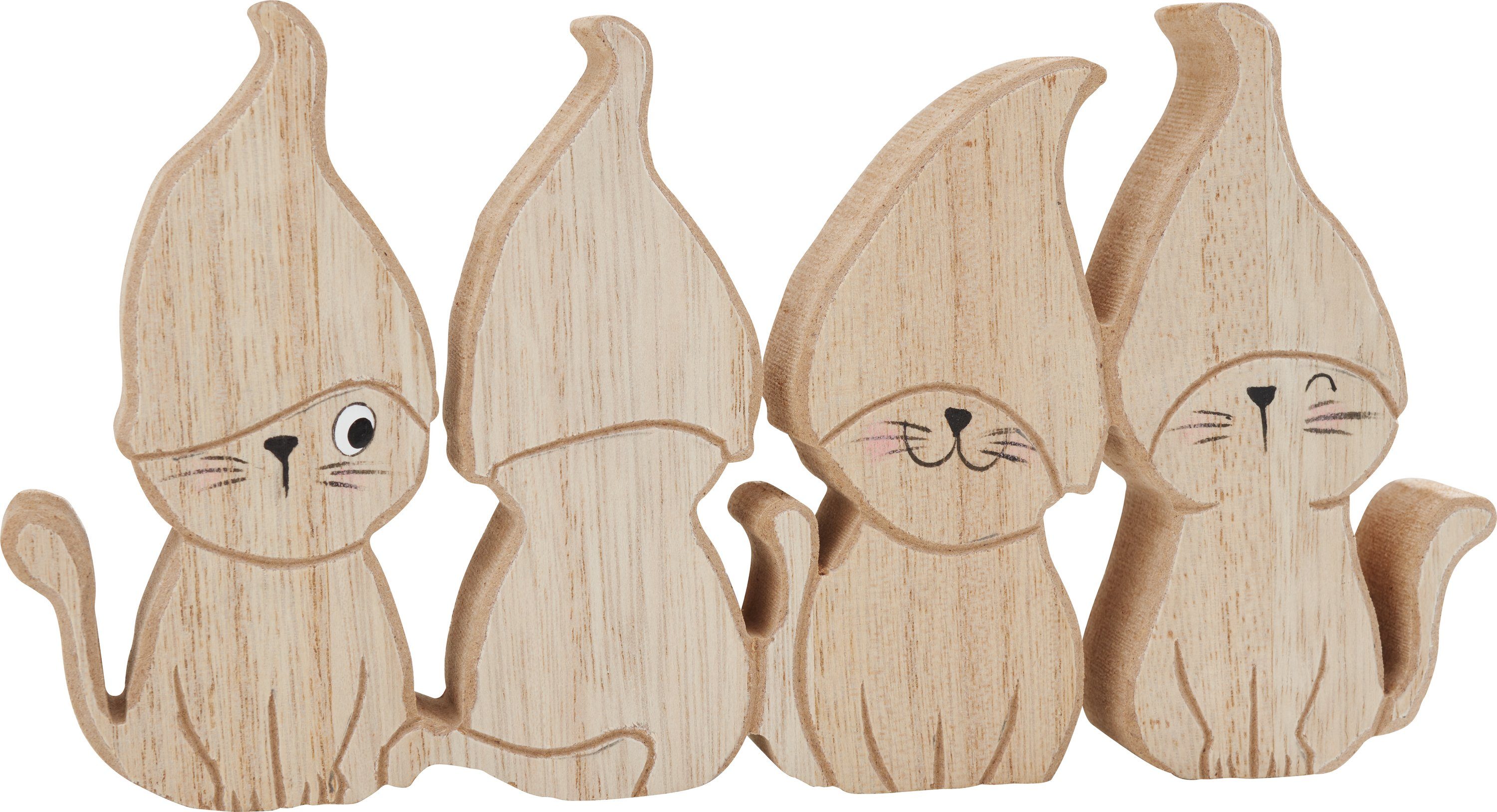 Dekoobjekt Freche Katzen