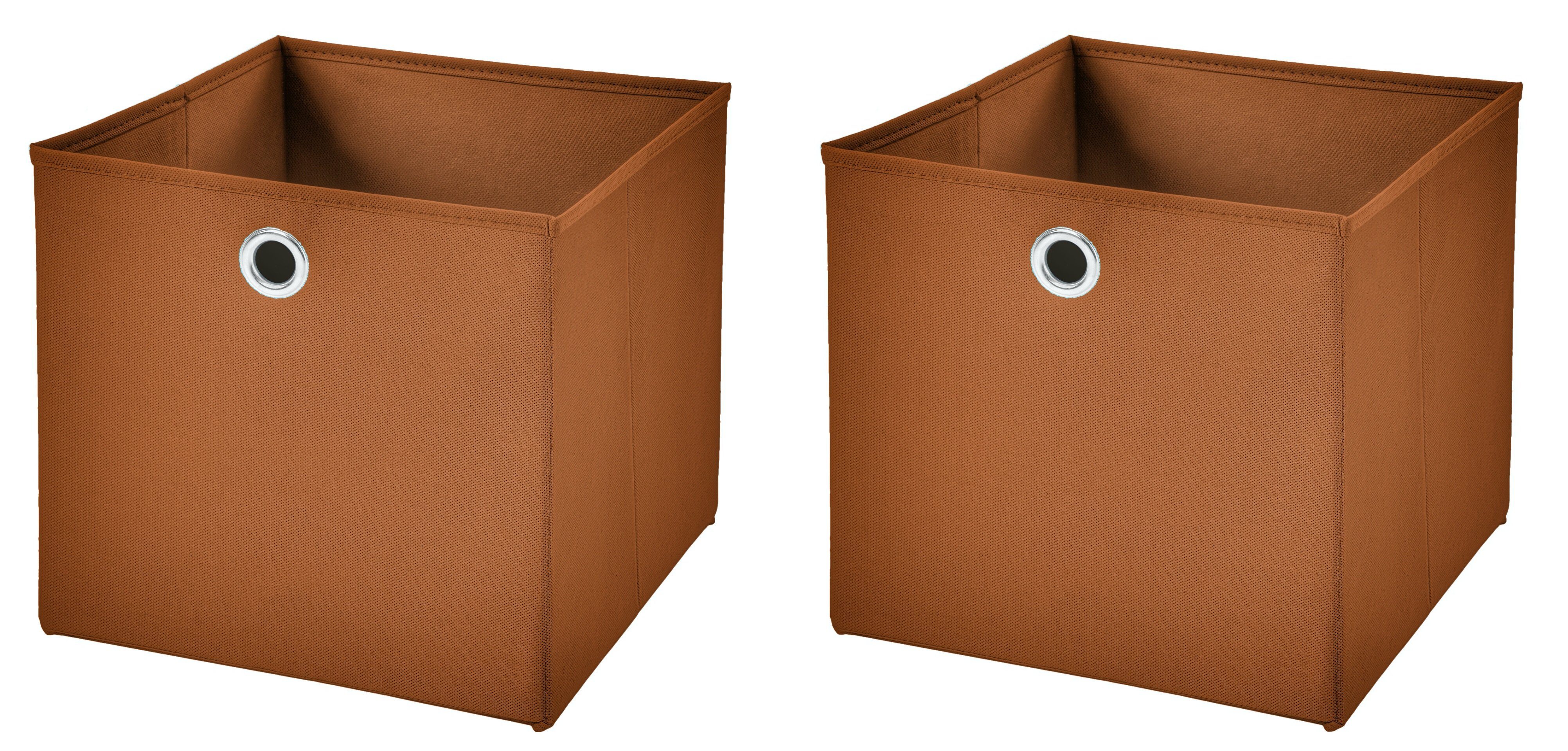 StickandShine Faltbox 2er SET 33 x 33 x 33 cm ohne Deckel – perfekt für KALLAX - 19 Farben