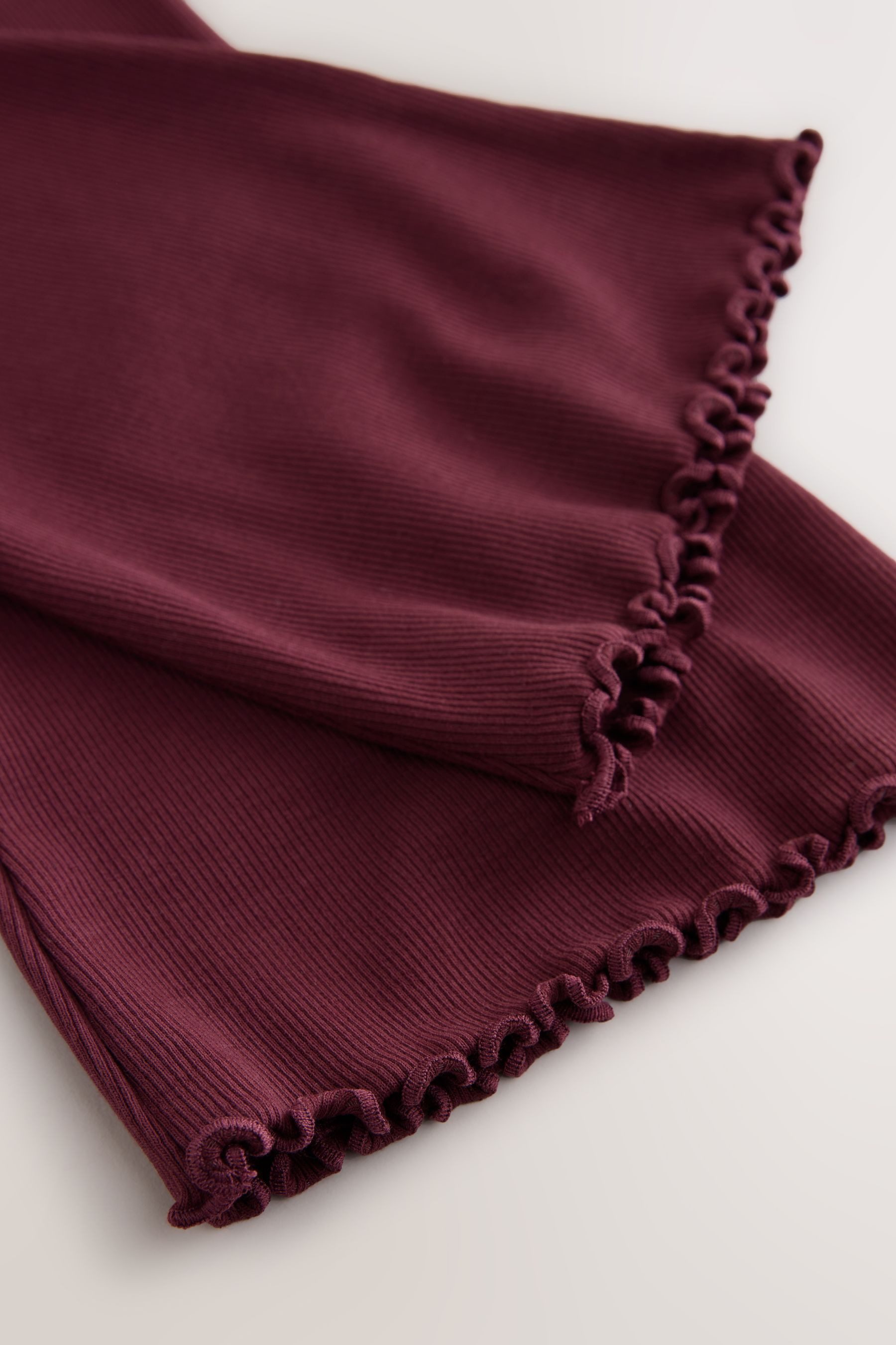 Next Leggings Gerippte Leggings mit ausgestelltem Bein (1-tlg)