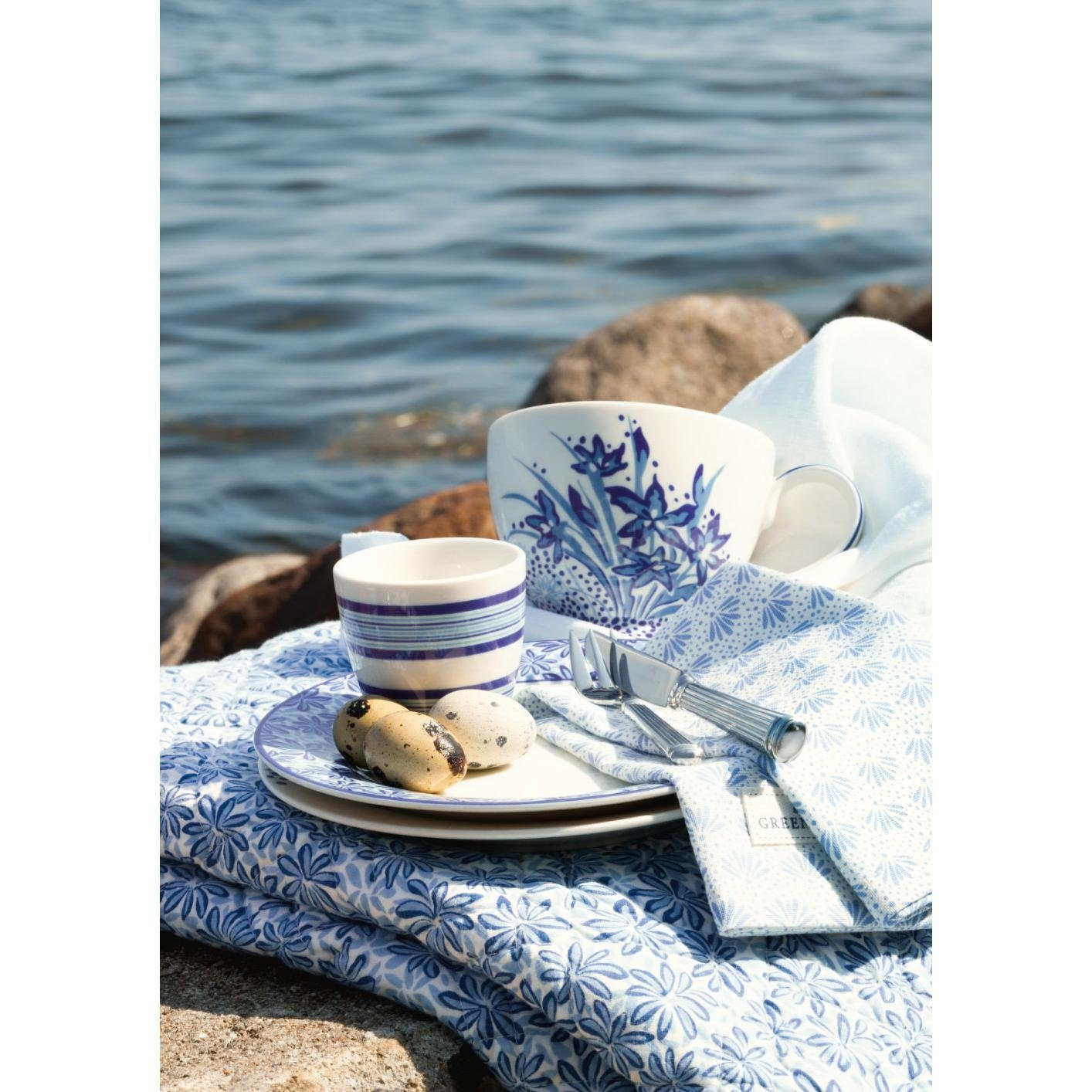 Greengate Longdrinkglas Wasserglas Kristel Blue