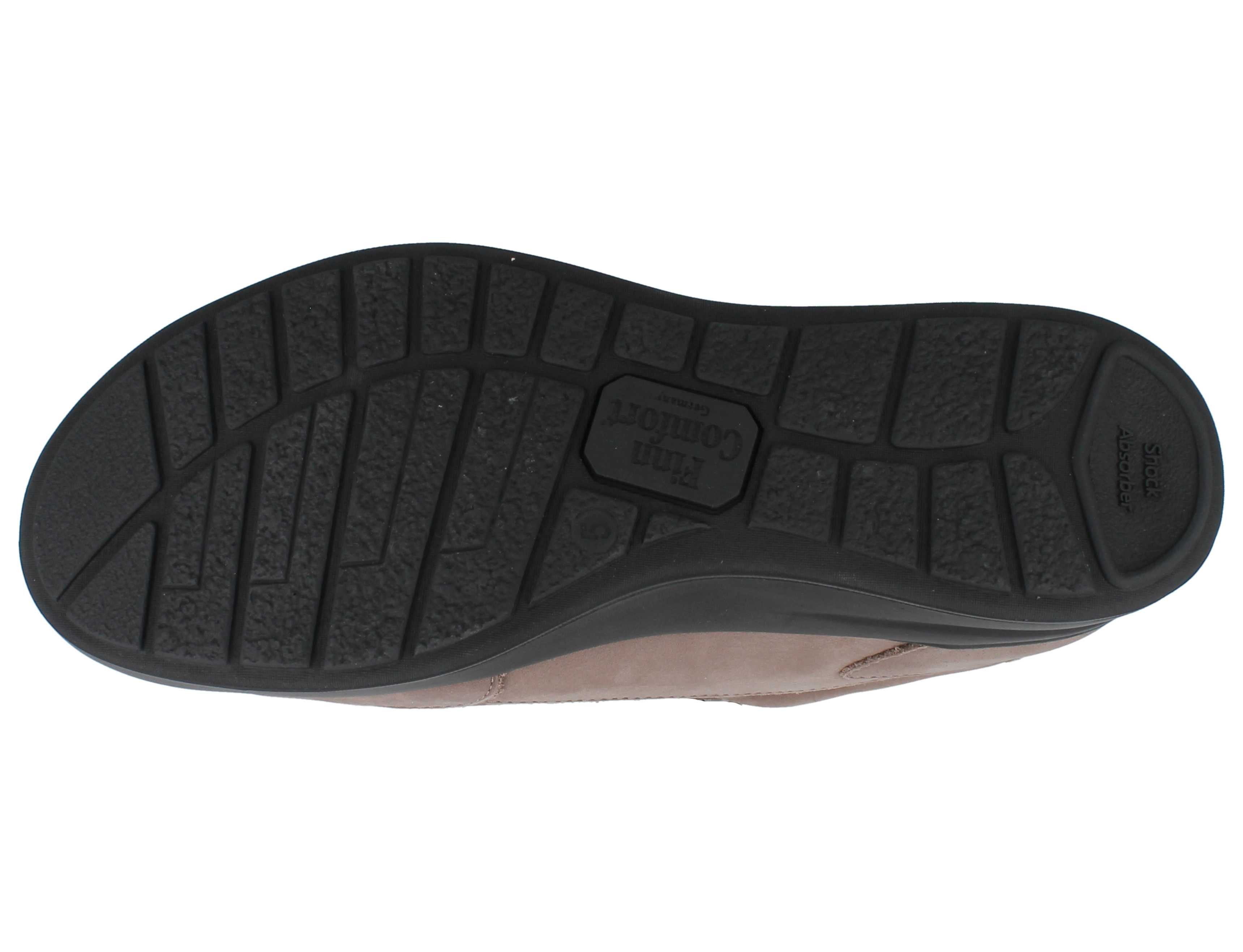 Finn Comfort FINN COMFORT Prato Damen Halbschuhe rock taupe Nubukleder - Größe: UK Schnürschuh