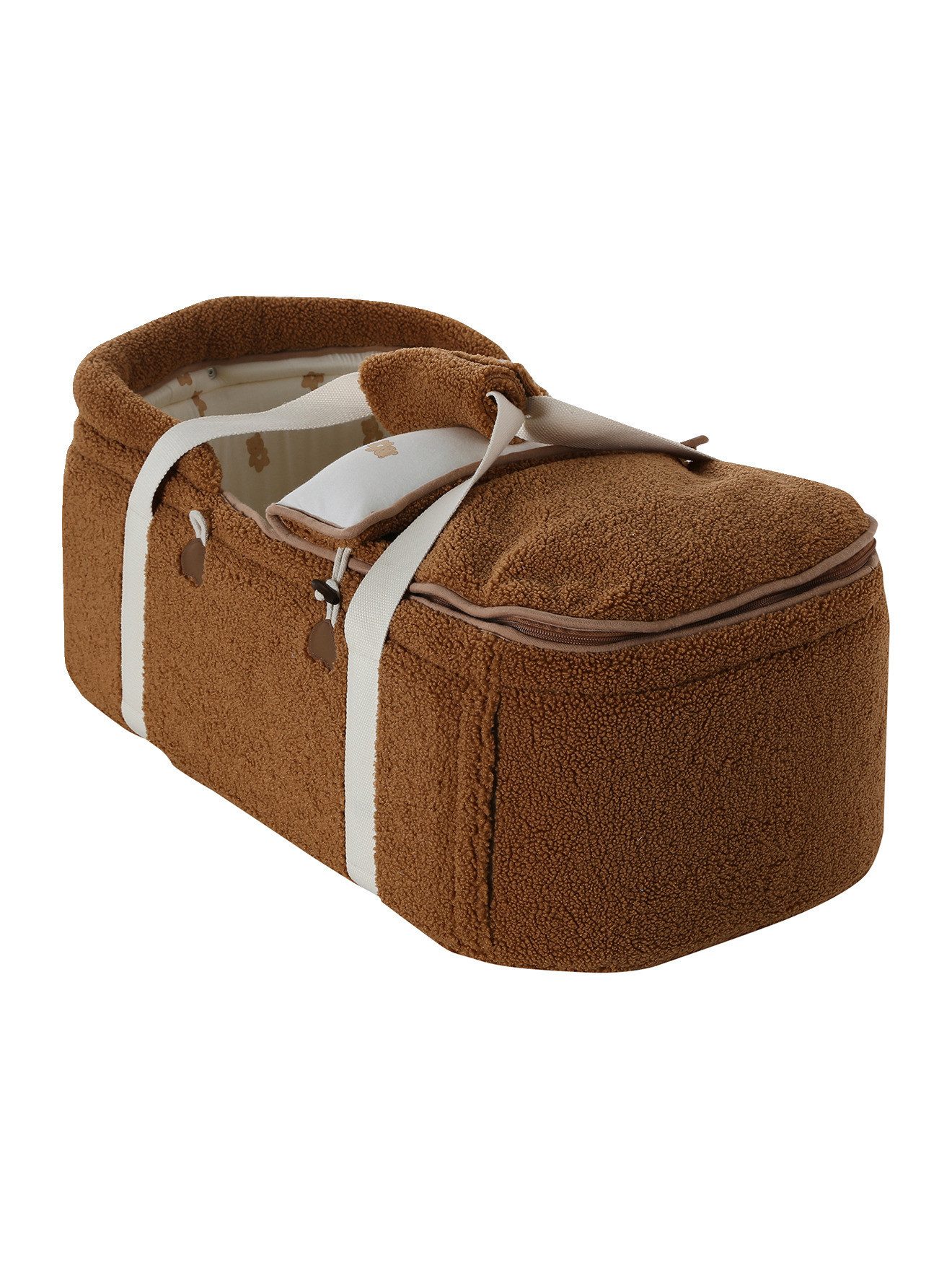 vertbaudet Babytrage Soft-Tragetasche Baby mit Webpelz