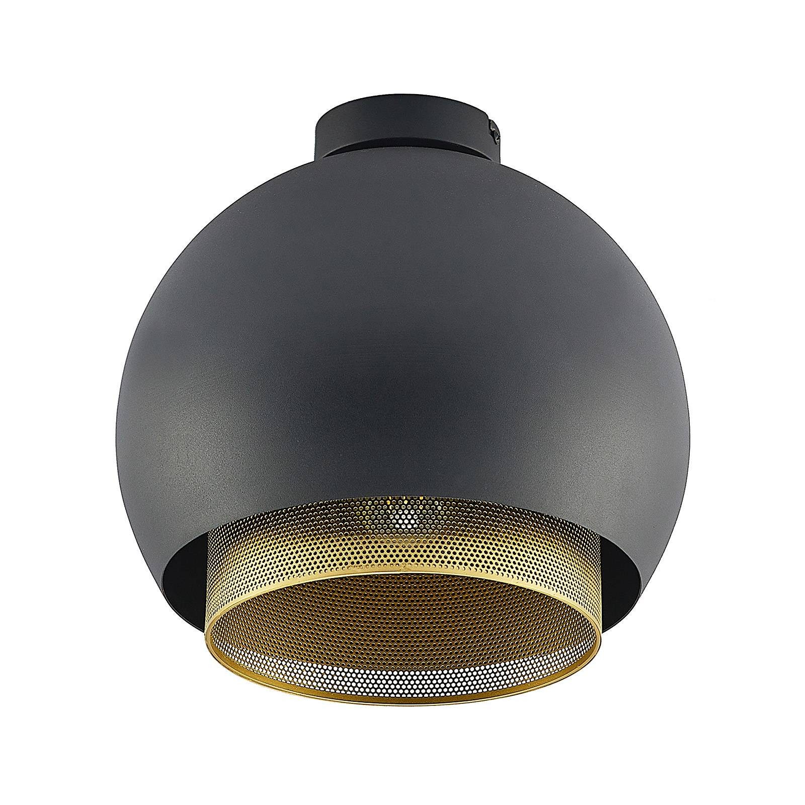 Lucande Deckenleuchten Sivaniel, Metall, Schwarz IP20, 1 x 15 W LED