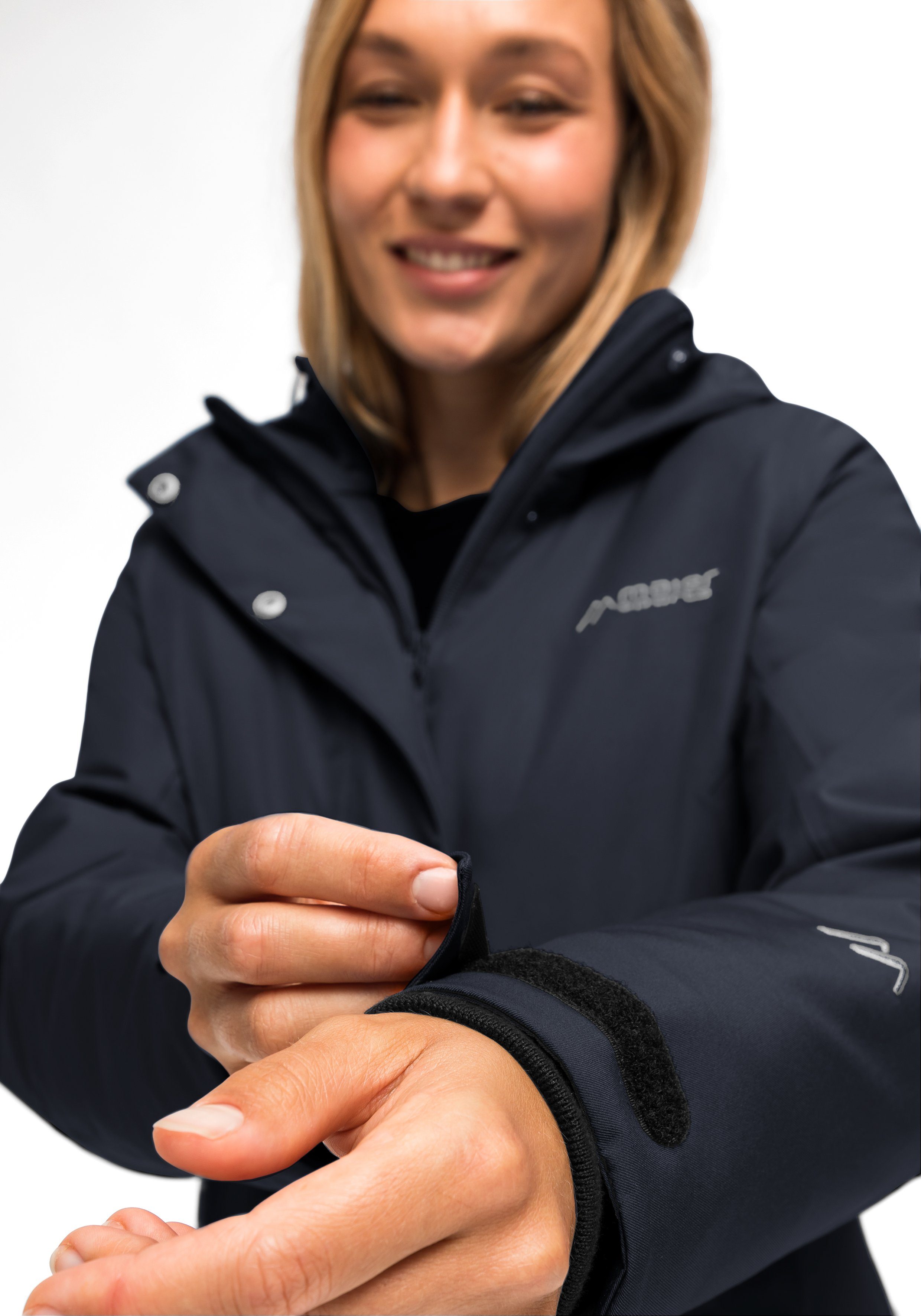 Maier Sports Funktionsjacke Hannali Atmungsaktive, wasserdichte Outdoorjacke mit Wattierung