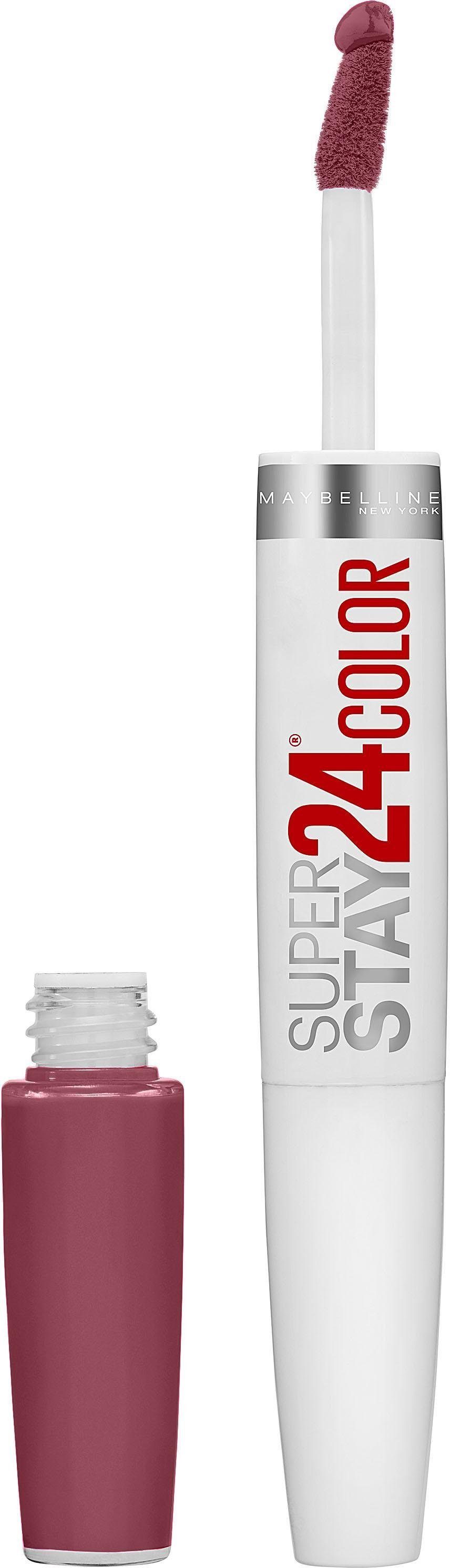 MAYBELLINE NEW YORK Lippenstift SUPER STAY 24H LIPPENSTIFT, für perfekten Halt – bis zu 24H lang
