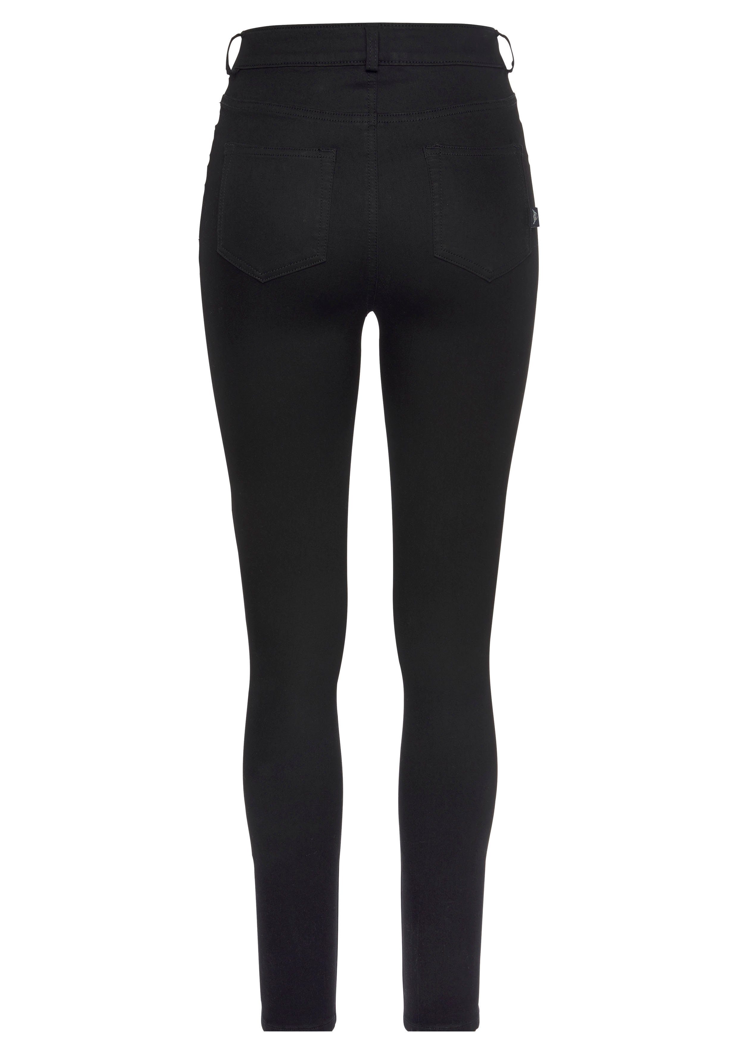 Arizona Skinny-fit-Jeans Ultra Stretch extra-enger Beinschnitt, hohe Leibhöhe, knöchellang