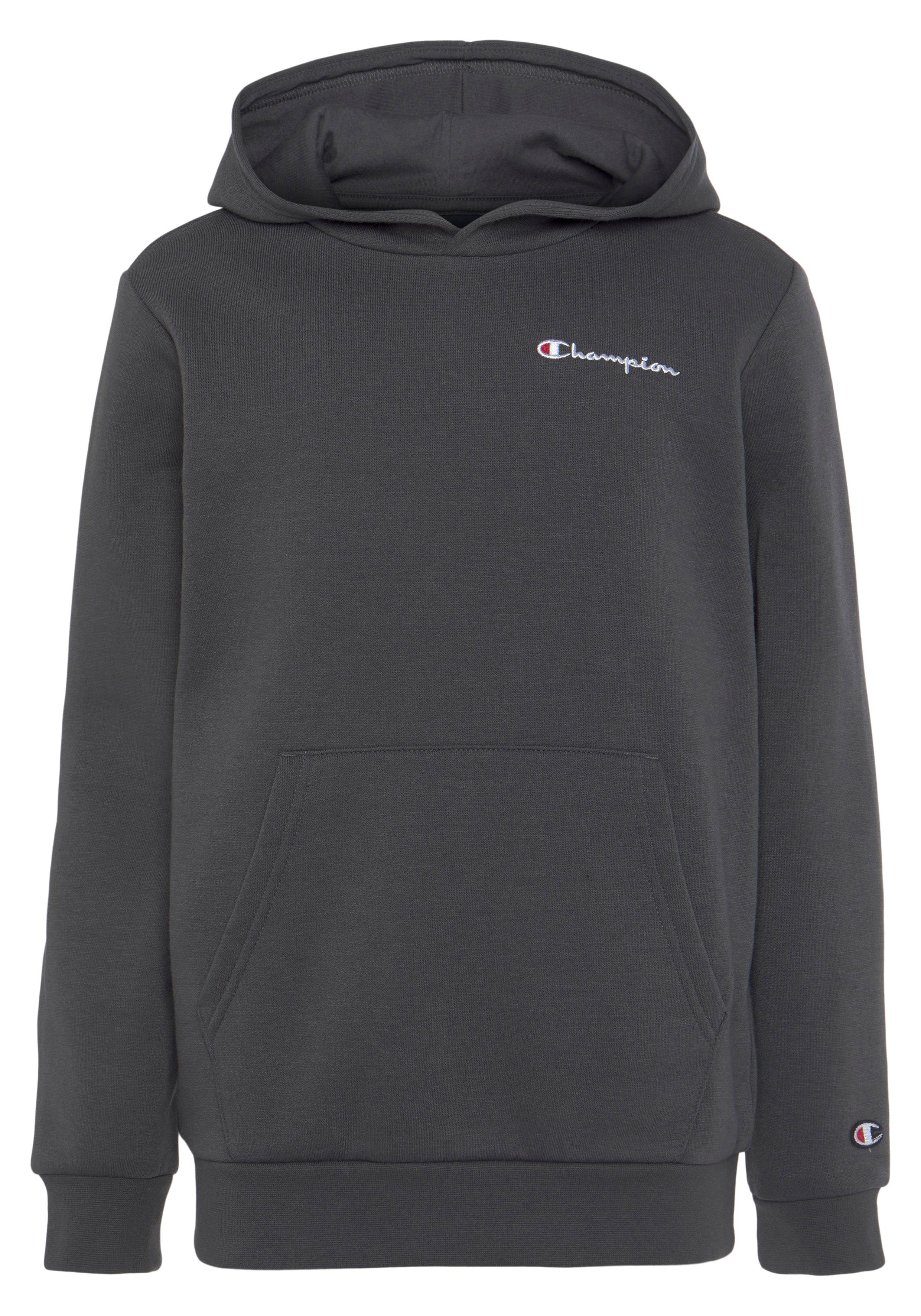 Champion Sweatshirt Sweatshirt - Logo grau Hooded Kinder Classic für small