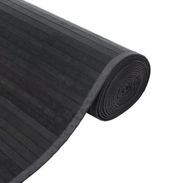 Teppich Teppich Rechteckig Grau 60x100 cm Bambus, vidaXL, Rechteckig