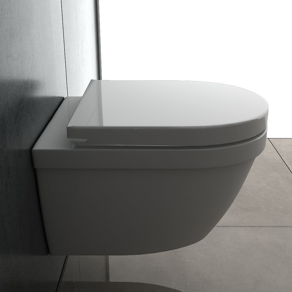 Alpenberger Tiefspül-WC - Wand WC Spülrandlos, günstig online kaufen