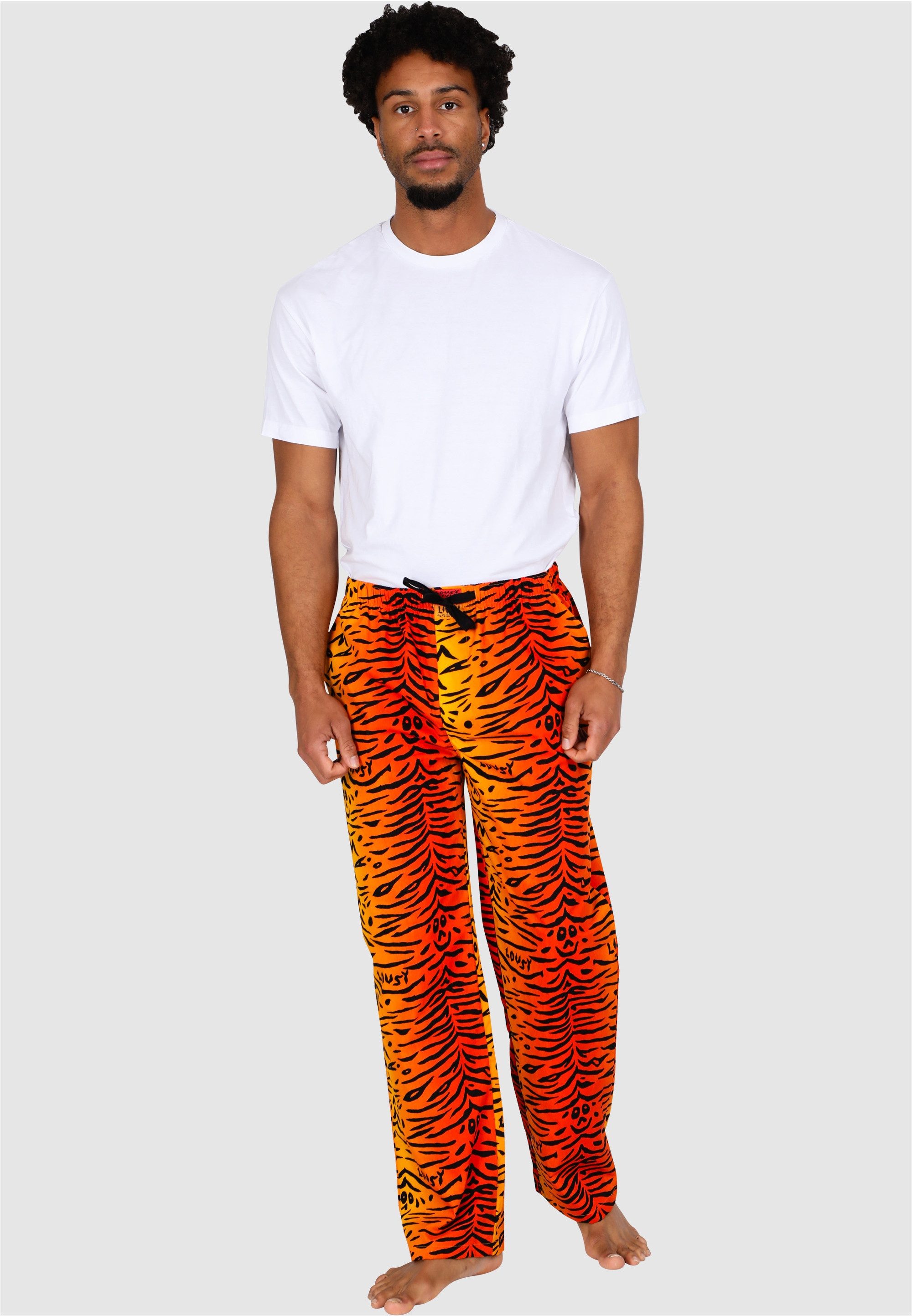 Lousy Livin Schlafhose mit trendigem Tiger-Allover-Print