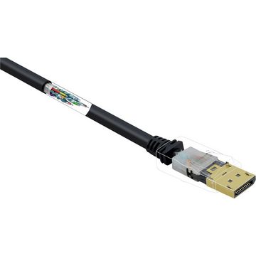 Renkforce Renkforce DisplayPort Anschlusskabel DisplayPort Stecker, DisplayPort HDMI-Kabel, (7.50 cm)