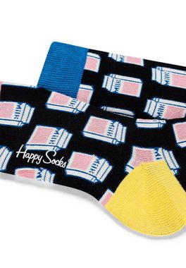 Happy Socks Basicsocken 3-Pack Kids Milkshake-Star aus nachhaltiger Baumwolle