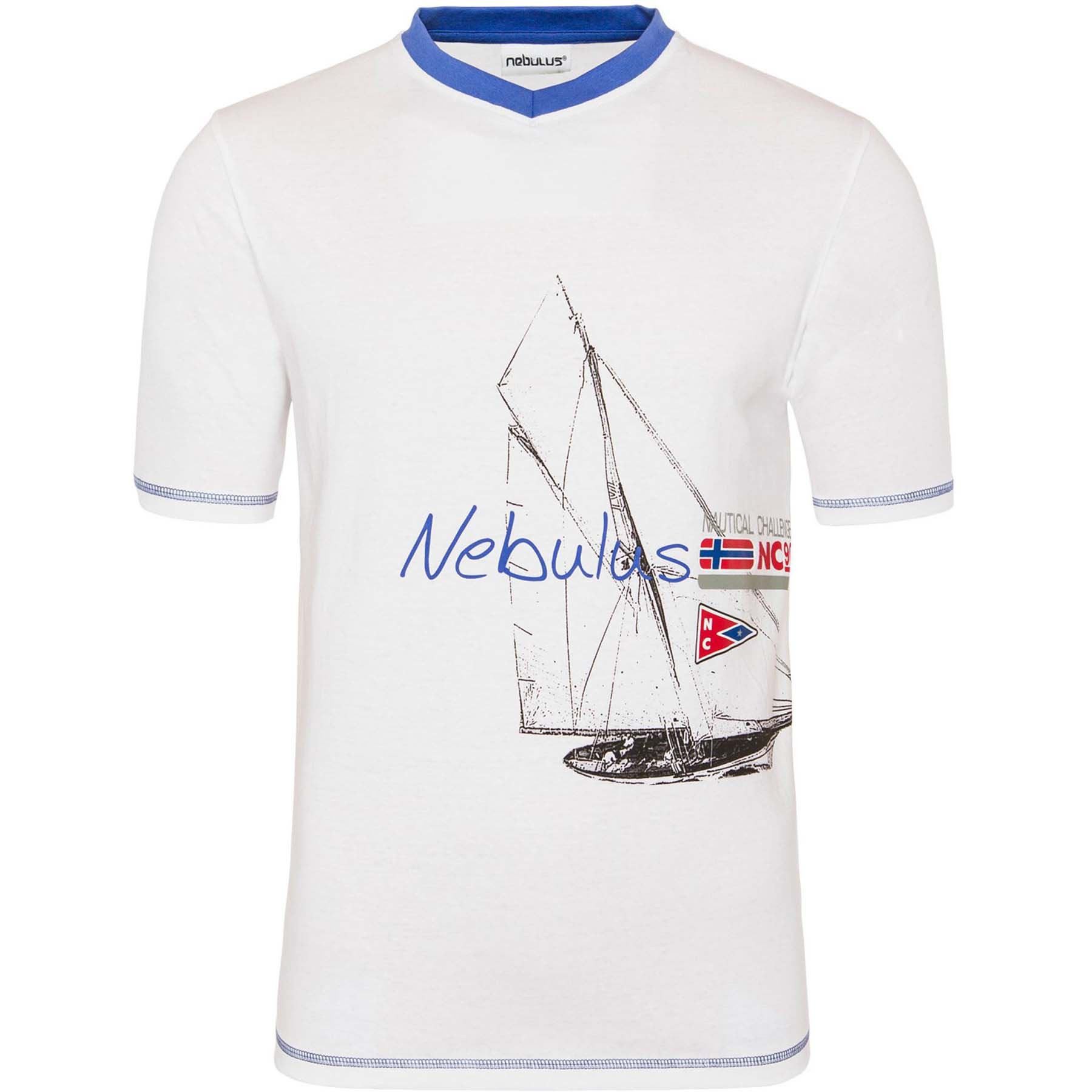 Nebulus T-Shirt AHOI, Q2139 - Herren, weiß, XXL