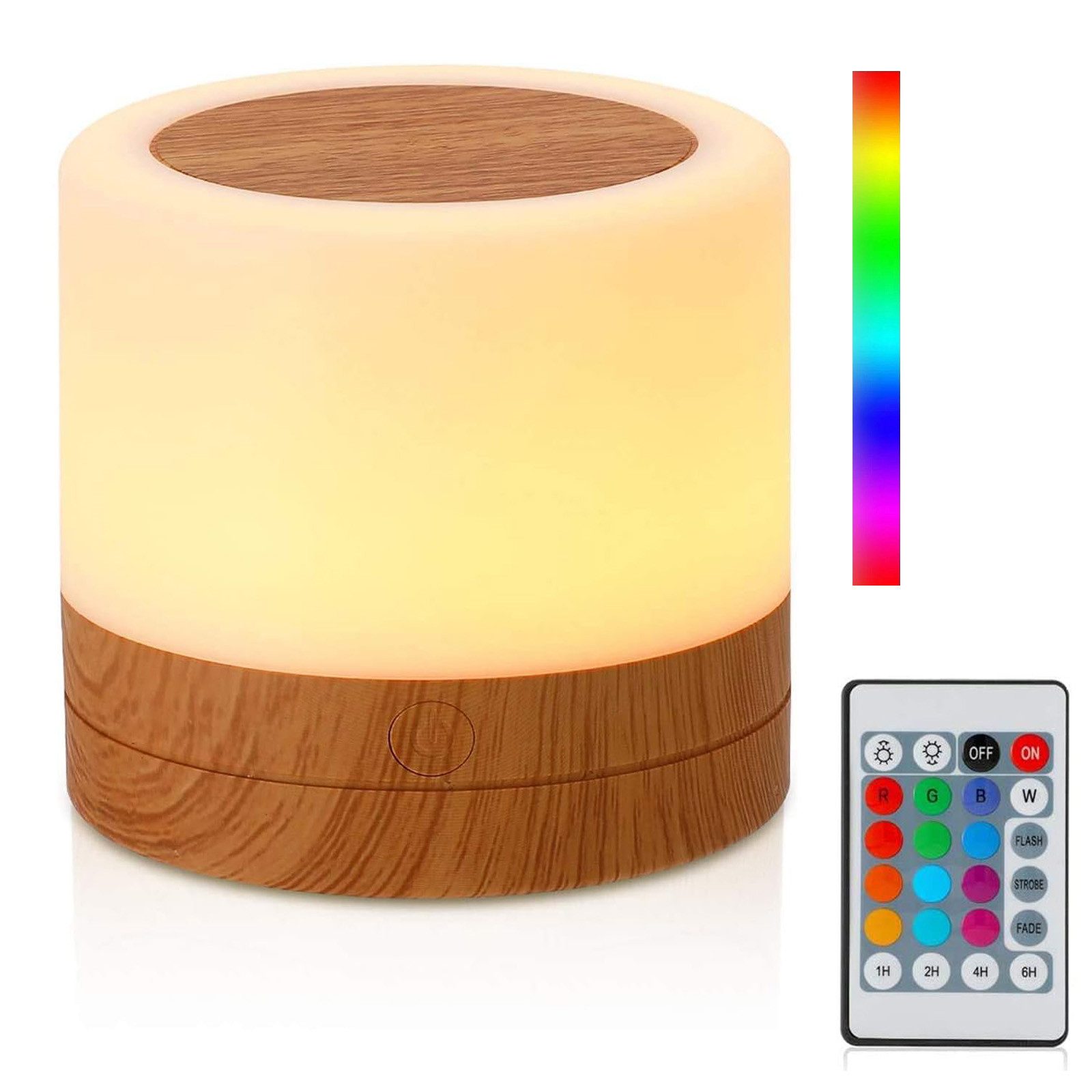 LED Nachttischlampe Tischlampe Nachtlampe mit Touchsteuerung